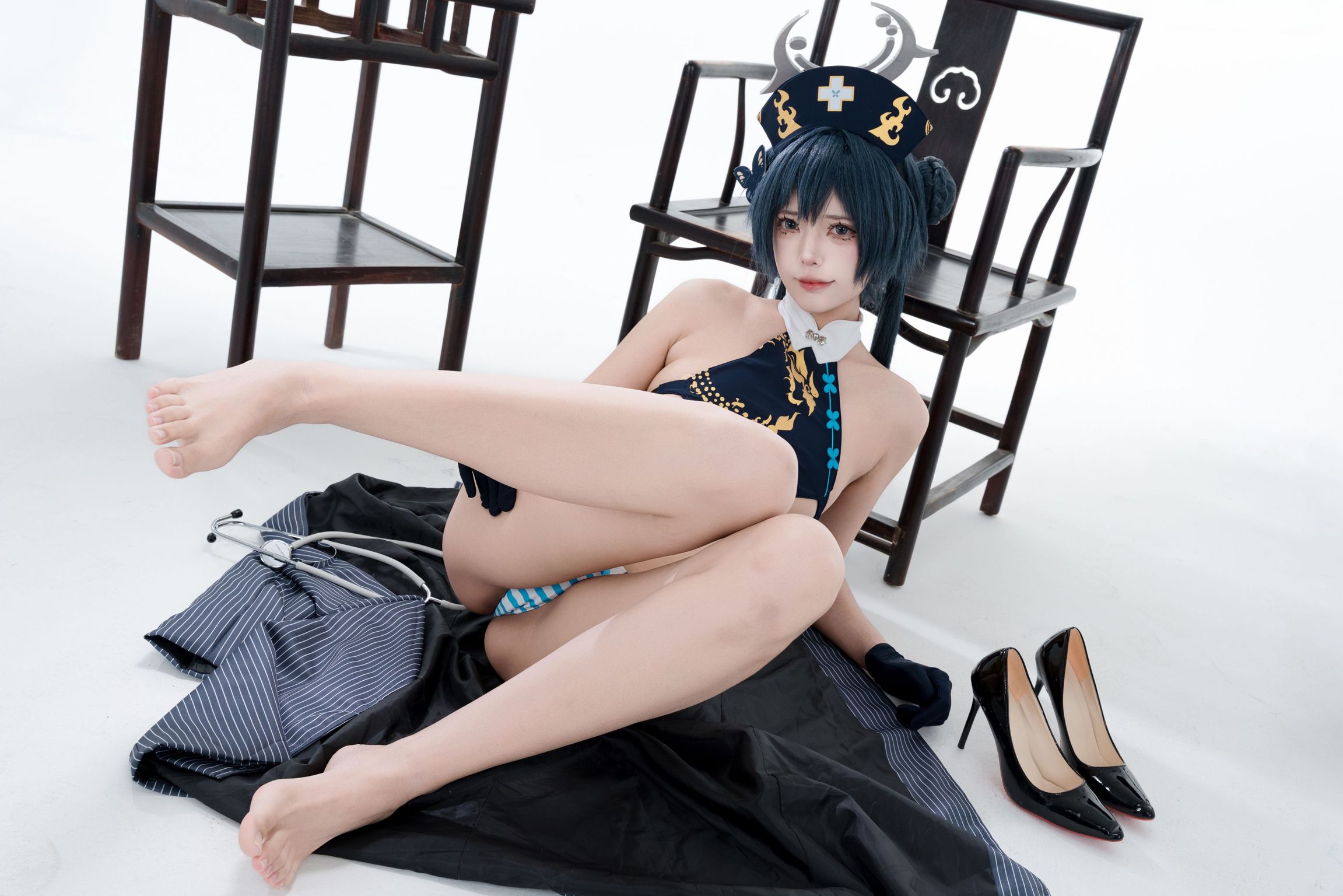 Coser@君颜圆又圆: 蔚蓝档案 龙华妃咲 护士 (100 photos + 1 video) 1 Coser@君颜圆又圆: 蔚蓝档案 龙华妃咲 护士 (100 photos + 1 video) 1
