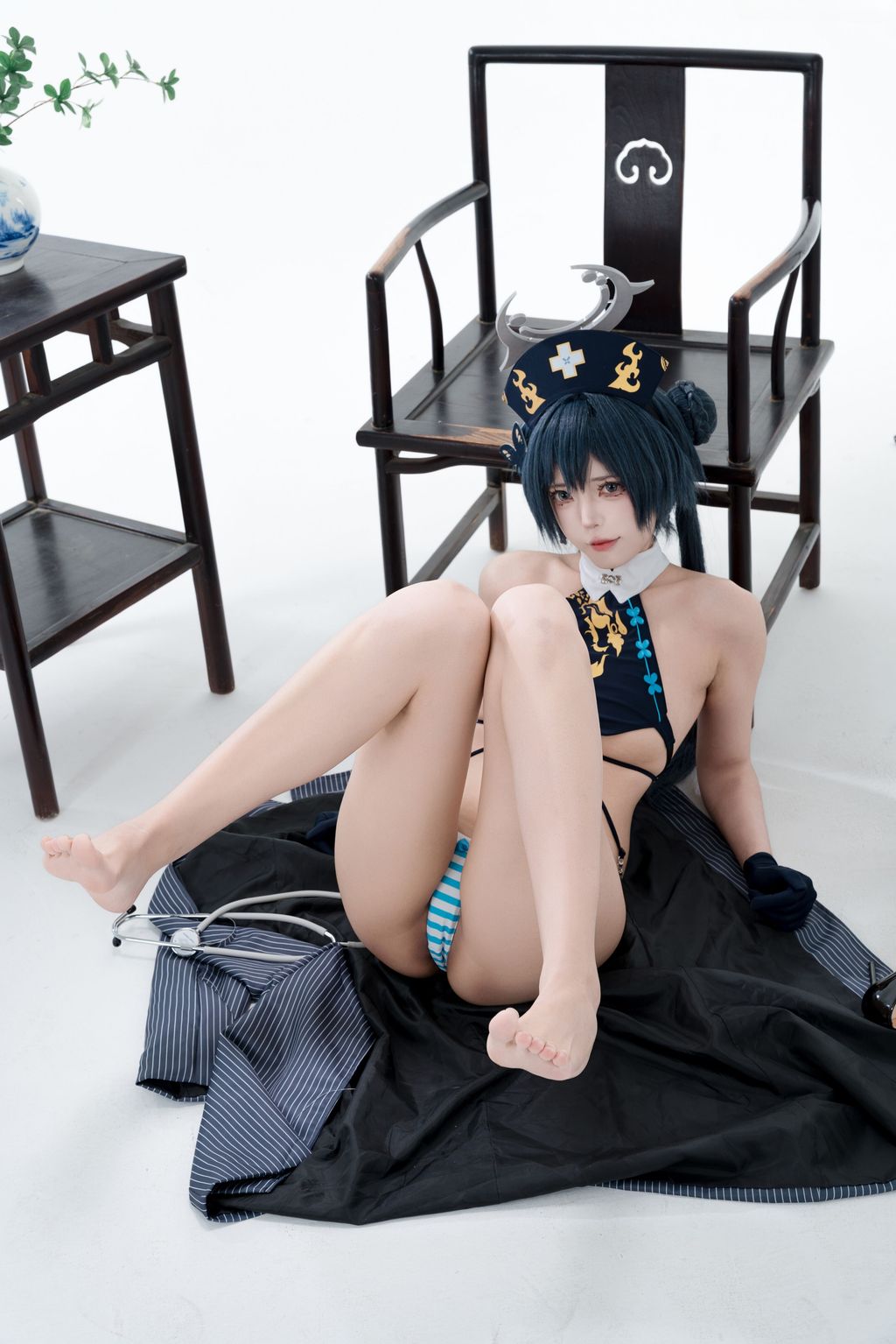 Coser@君颜圆又圆: 蔚蓝档案 龙华妃咲 护士 (100 photos + 1 video) 3 Coser@君颜圆又圆: 蔚蓝档案 龙华妃咲 护士 (100 photos + 1 video) 3