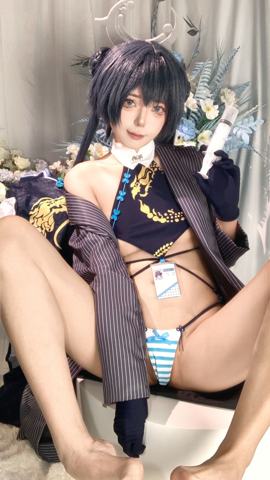 Coser@君颜圆又圆: 蔚蓝档案 龙华妃咲 护士 (100 photos + 1 video) 13 Coser@君颜圆又圆: 蔚蓝档案 龙华妃咲 护士 (100 photos + 1 video) 13