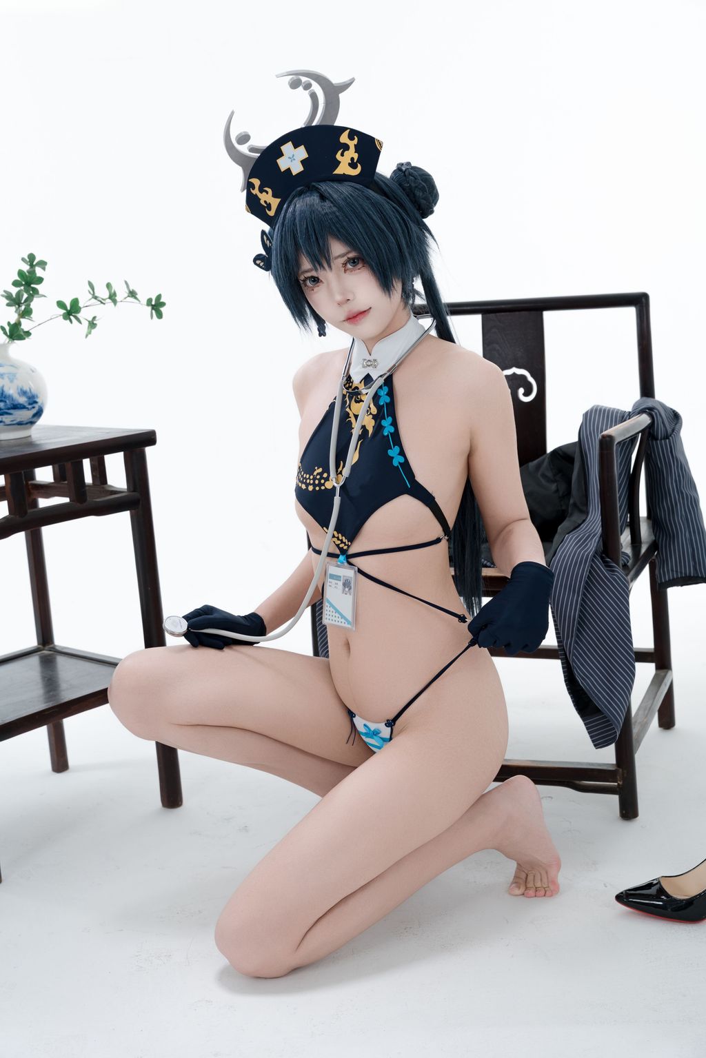 Coser@君颜圆又圆: 蔚蓝档案 龙华妃咲 护士 (100 photos + 1 video) 8 Coser@君颜圆又圆: 蔚蓝档案 龙华妃咲 护士 (100 photos + 1 video) 8