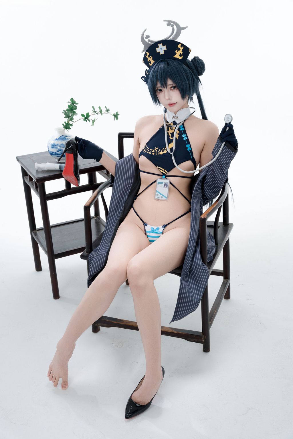 Coser@君颜圆又圆: 蔚蓝档案 龙华妃咲 护士 (100 photos + 1 video) 2 Coser@君颜圆又圆: 蔚蓝档案 龙华妃咲 护士 (100 photos + 1 video) 2