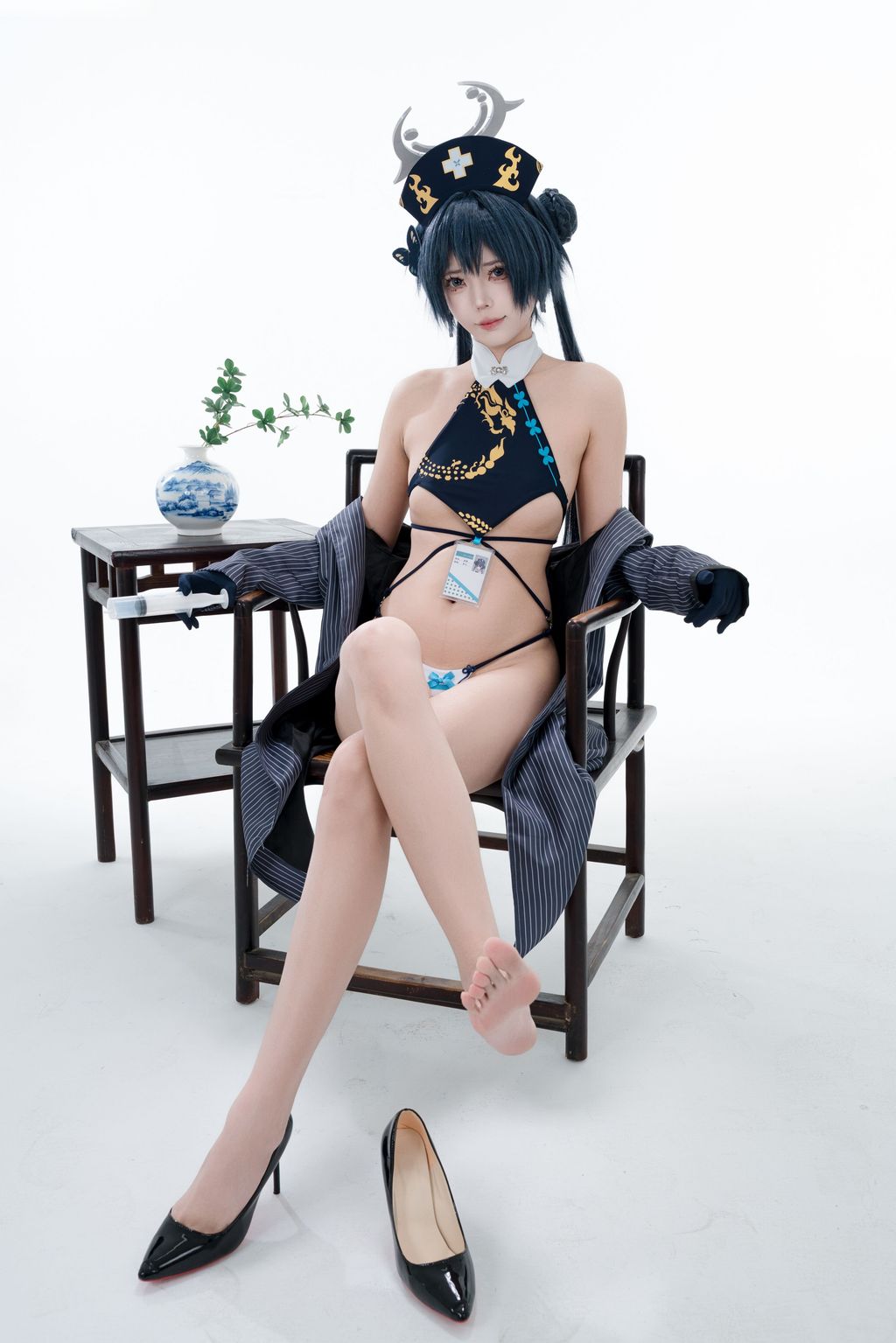 Coser@君颜圆又圆: 蔚蓝档案 龙华妃咲 护士 (100 photos + 1 video) 0 Coser@君颜圆又圆: 蔚蓝档案 龙华妃咲 护士 (100 photos + 1 video) 0
