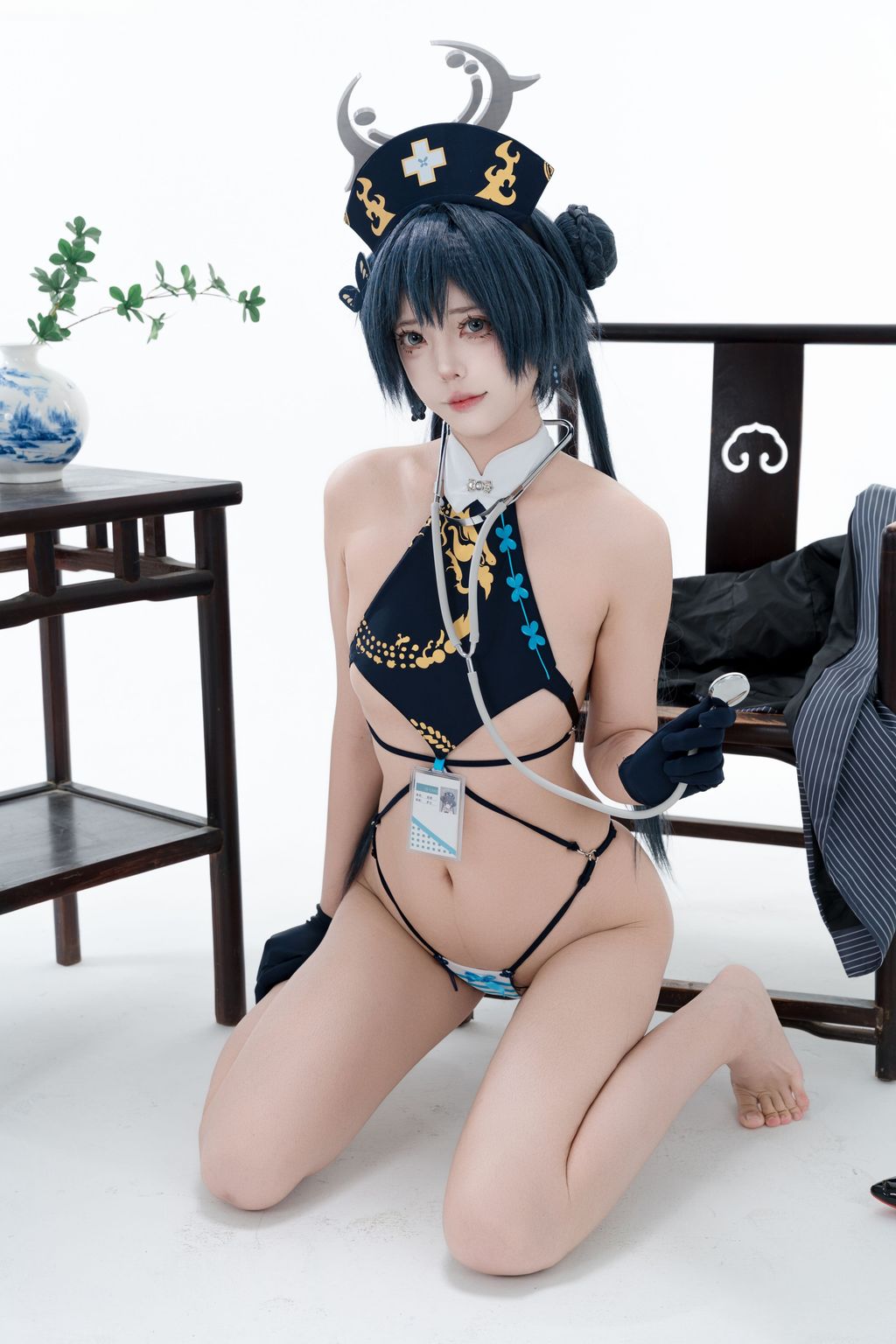 Coser@君颜圆又圆: 蔚蓝档案 龙华妃咲 护士 (100 photos + 1 video) 6 Coser@君颜圆又圆: 蔚蓝档案 龙华妃咲 护士 (100 photos + 1 video) 6