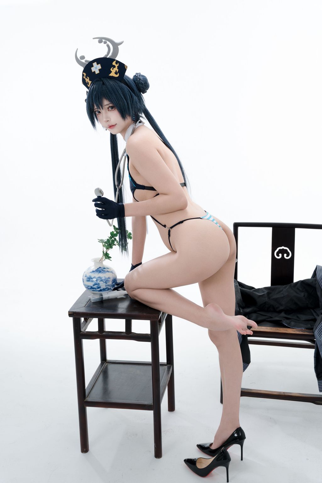 Coser@君颜圆又圆: 蔚蓝档案 龙华妃咲 护士 (100 photos + 1 video) 3 Coser@君颜圆又圆: 蔚蓝档案 龙华妃咲 护士 (100 photos + 1 video) 3