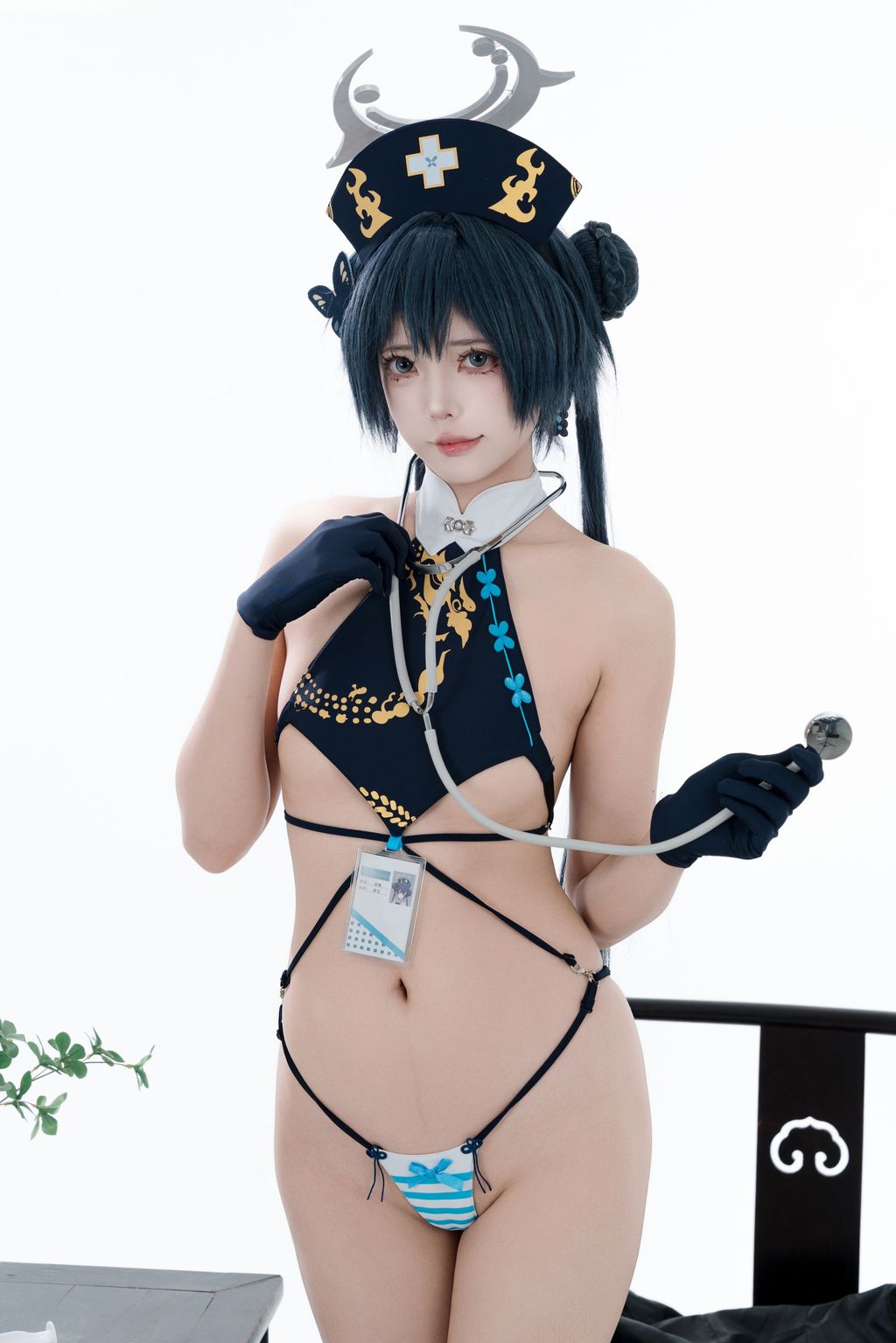 Coser@君颜圆又圆: 蔚蓝档案 龙华妃咲 护士 (100 photos + 1 video) 4 Coser@君颜圆又圆: 蔚蓝档案 龙华妃咲 护士 (100 photos + 1 video) 4