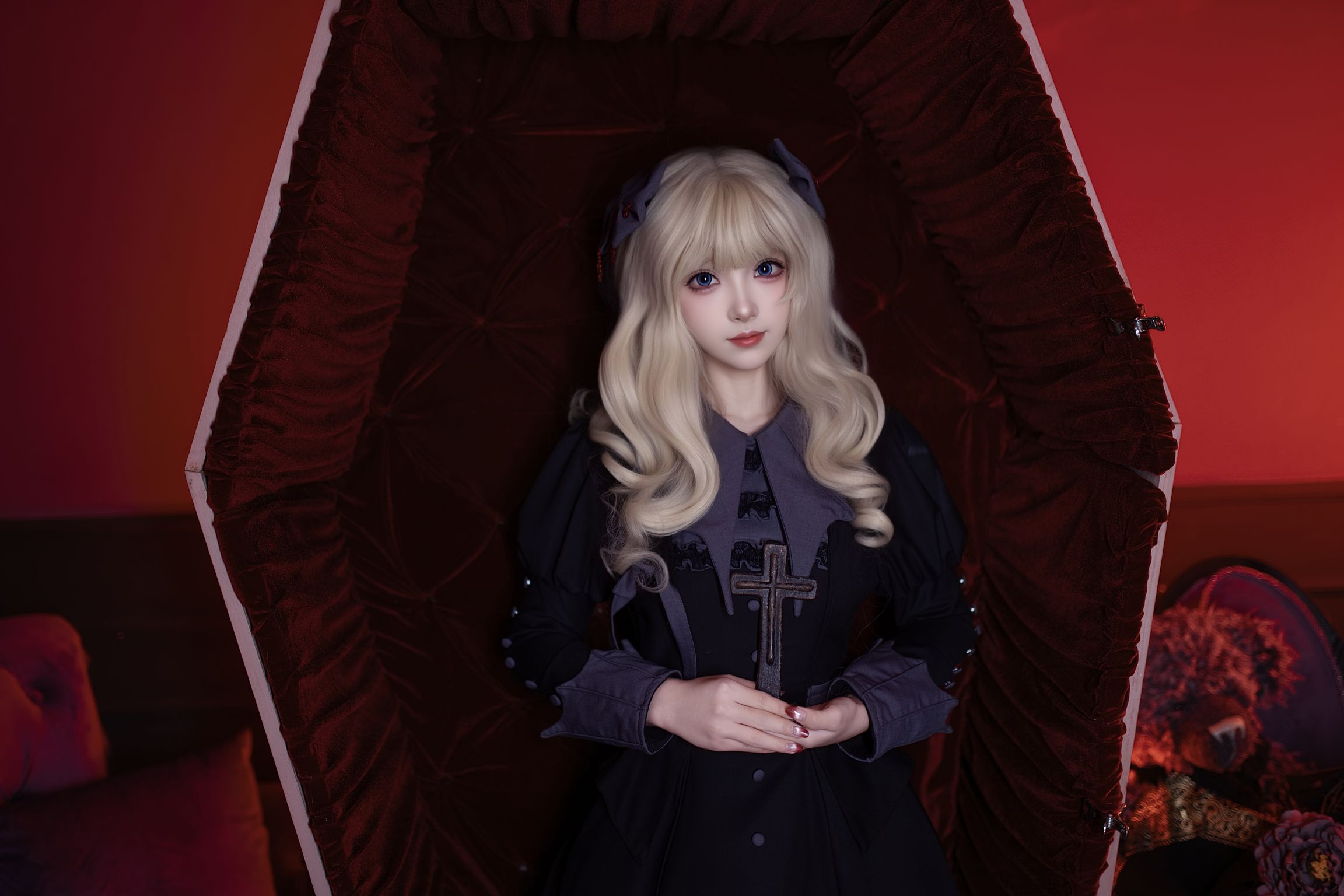 Coser@Bangni邦尼: 德古拉公主 (74 photos + 8 videos)