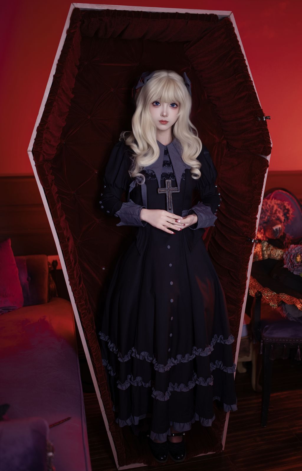 Coser@Bangni邦尼: 德古拉公主 (74 photos + 8 videos)