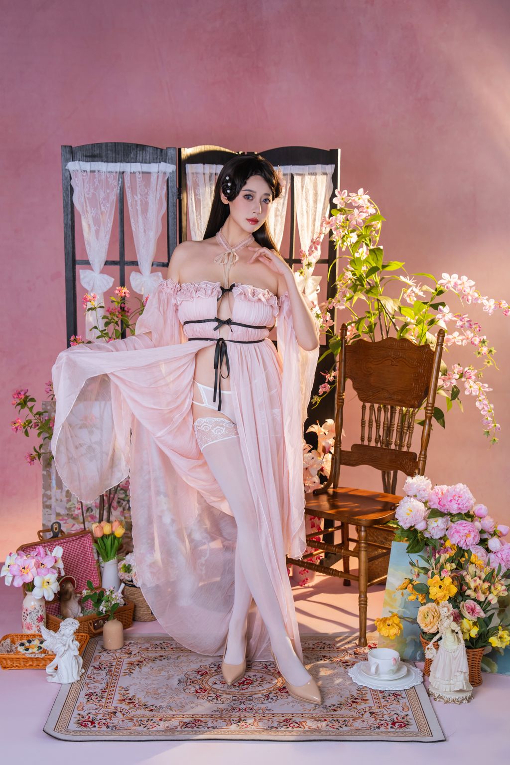 Coser@奈汐酱nice: 粉红茶事 (78 photos)