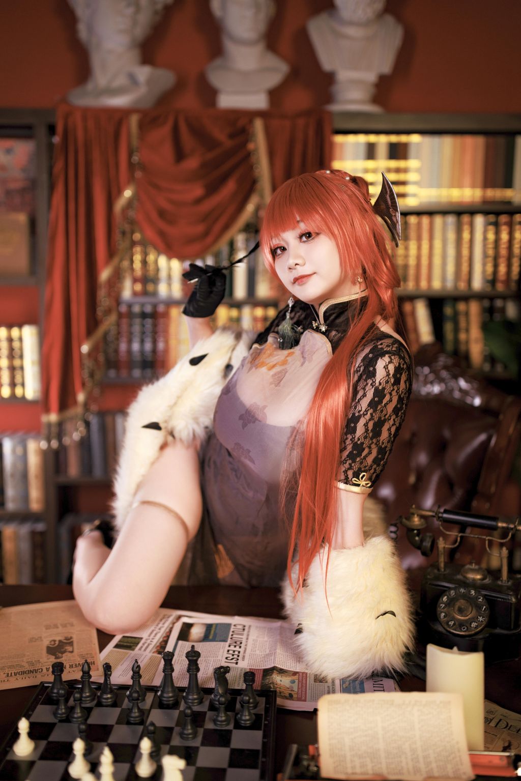 Coser@阿雪雪: 君主旗袍 (83 photos + 7 videos)