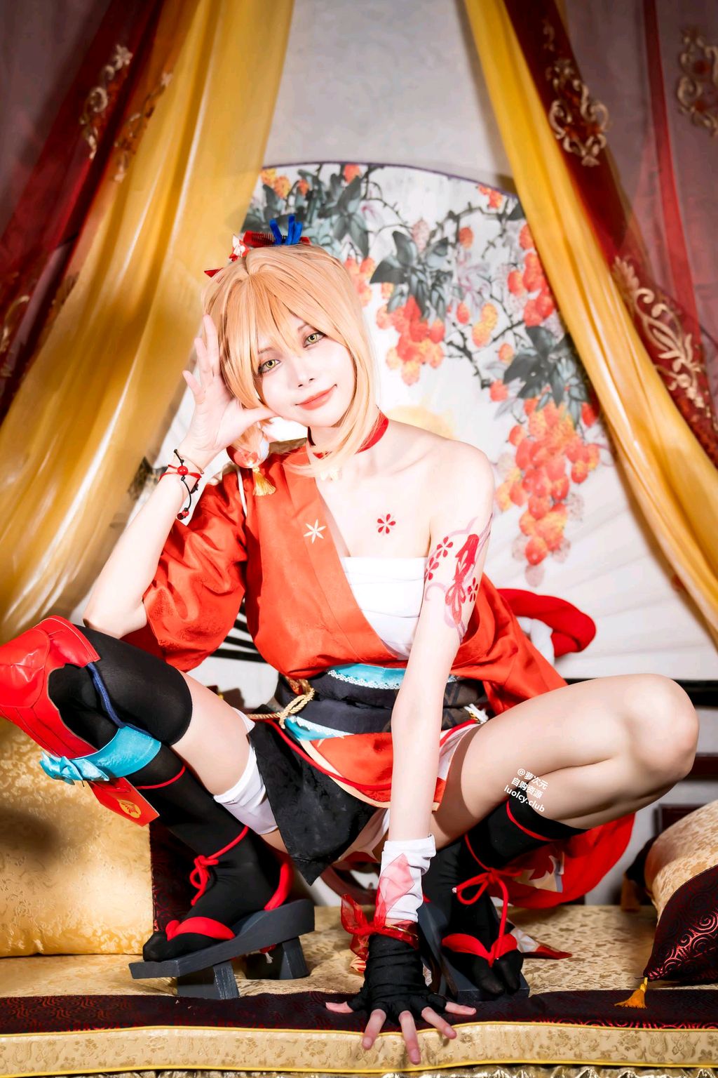 Coser@Haruka_ハルカ (Haruka芸希): 金魚花火今宵花火見 (68 photos + 1 video)
