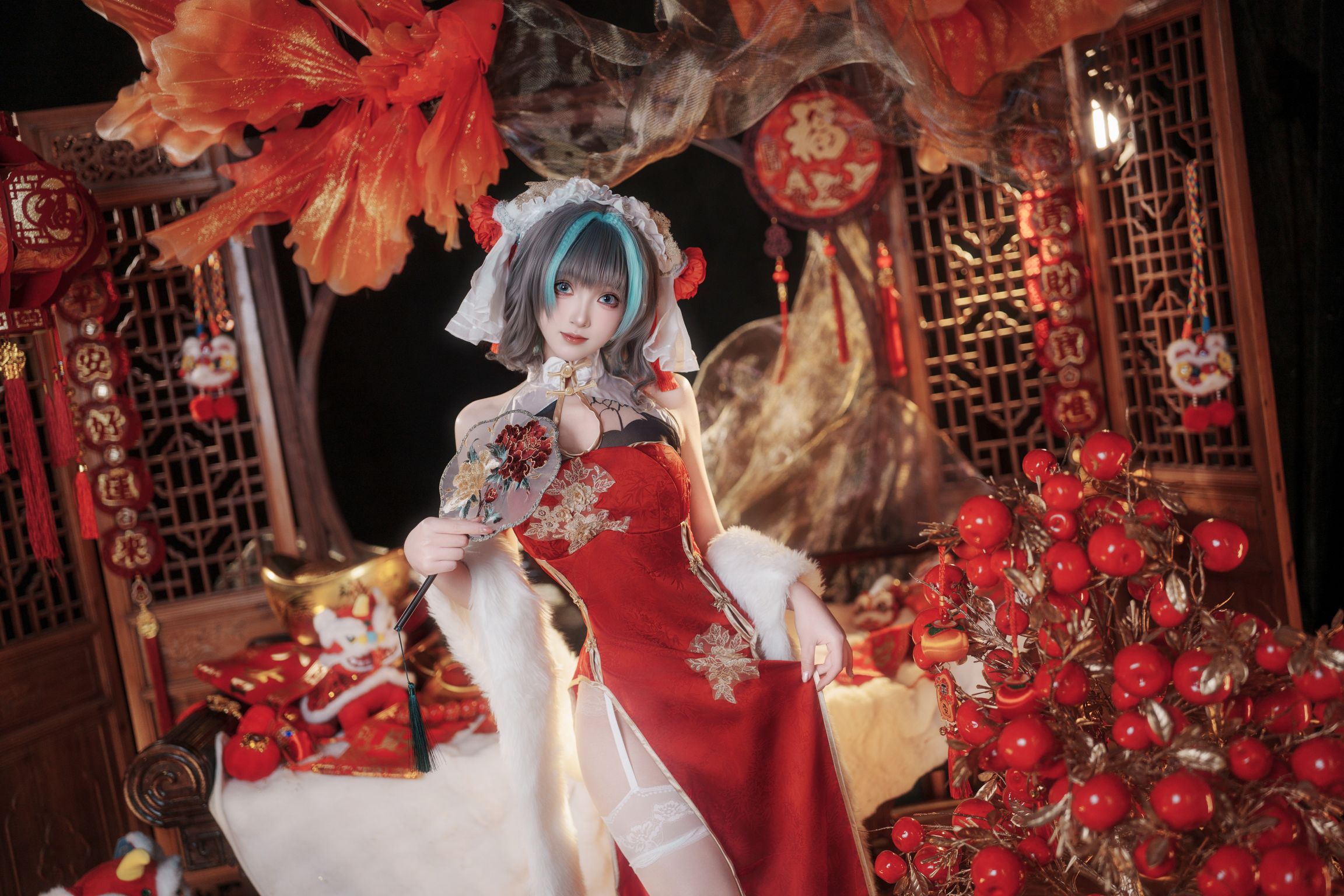 Coser@Bangni邦尼: 碧蓝航线 柴郡新春旗袍 (81 photos + 8 videos) 2 Coser@Bangni邦尼: 碧蓝航线 柴郡新春旗袍 (81 photos + 8 videos) 2
