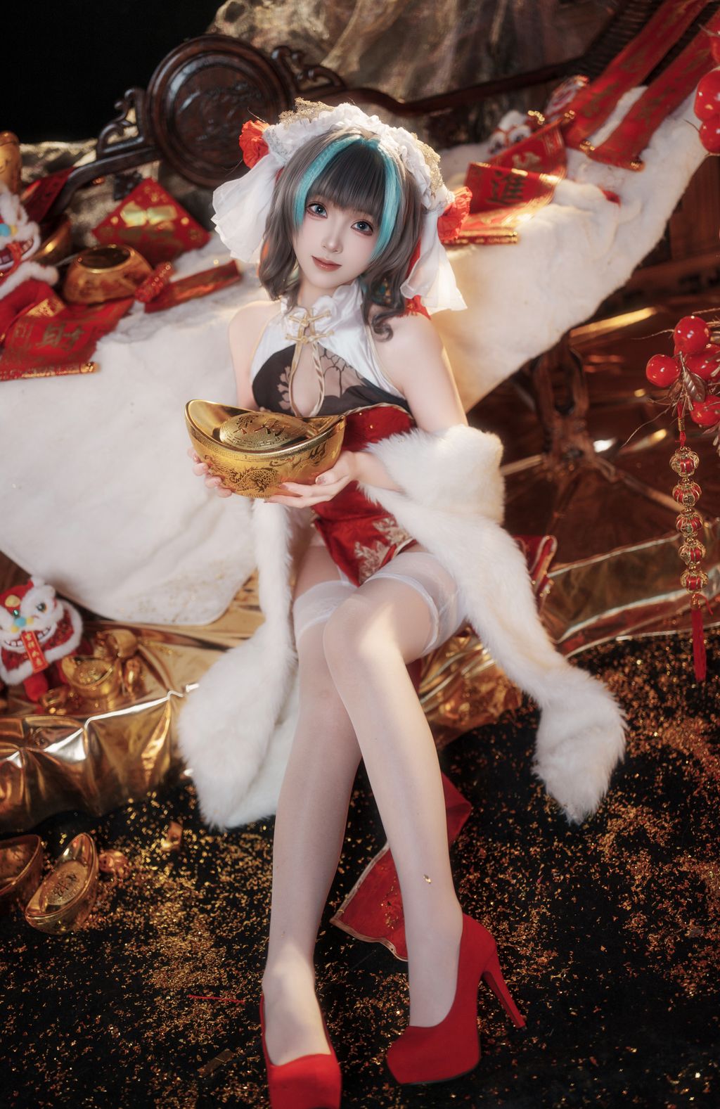 Coser@Bangni邦尼: 碧蓝航线 柴郡新春旗袍 (81 photos + 8 videos) 0 Coser@Bangni邦尼: 碧蓝航线 柴郡新春旗袍 (81 photos + 8 videos) 0