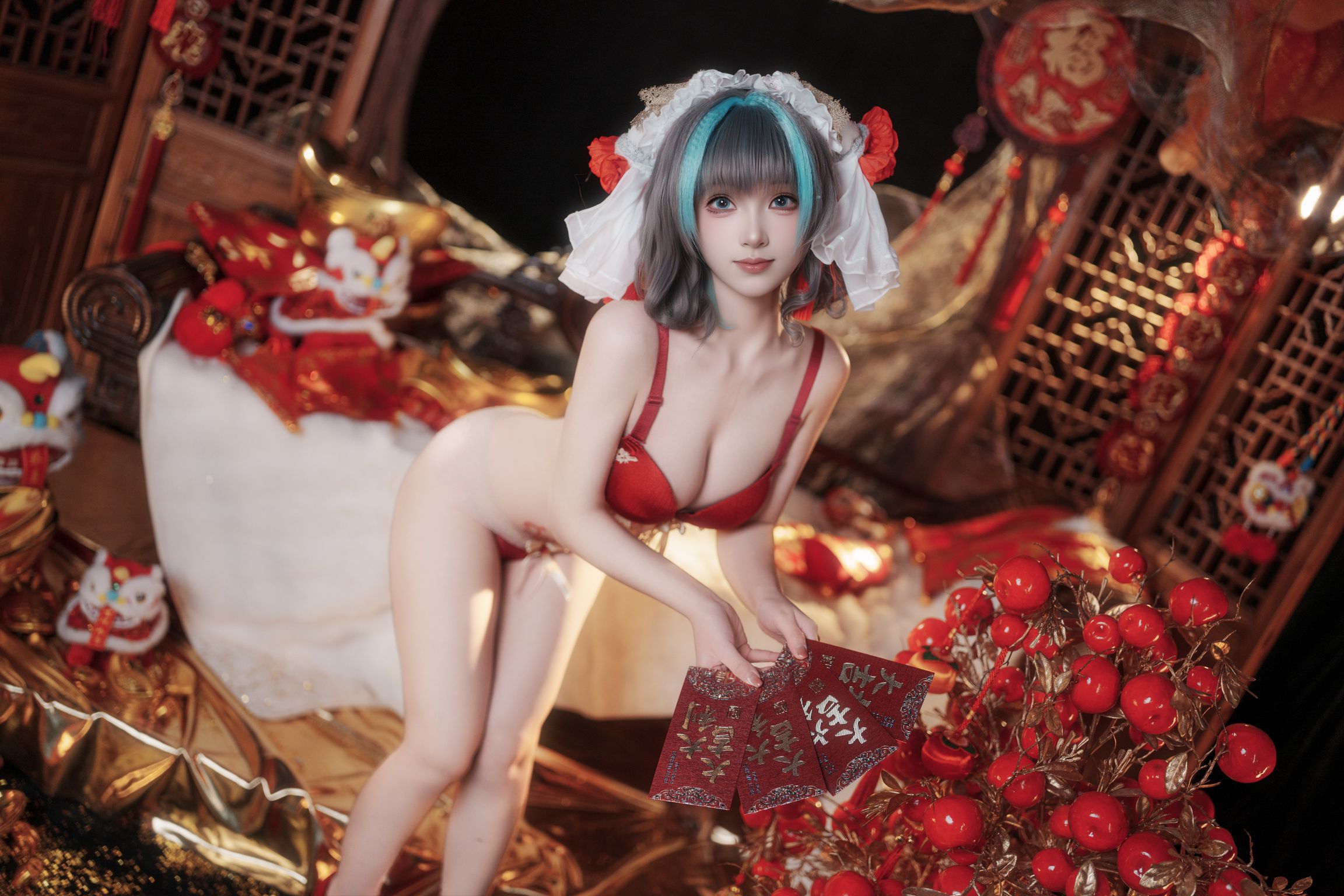 Coser@Bangni邦尼: 碧蓝航线 柴郡新春旗袍 (81 photos + 8 videos) 1 Coser@Bangni邦尼: 碧蓝航线 柴郡新春旗袍 (81 photos + 8 videos) 1