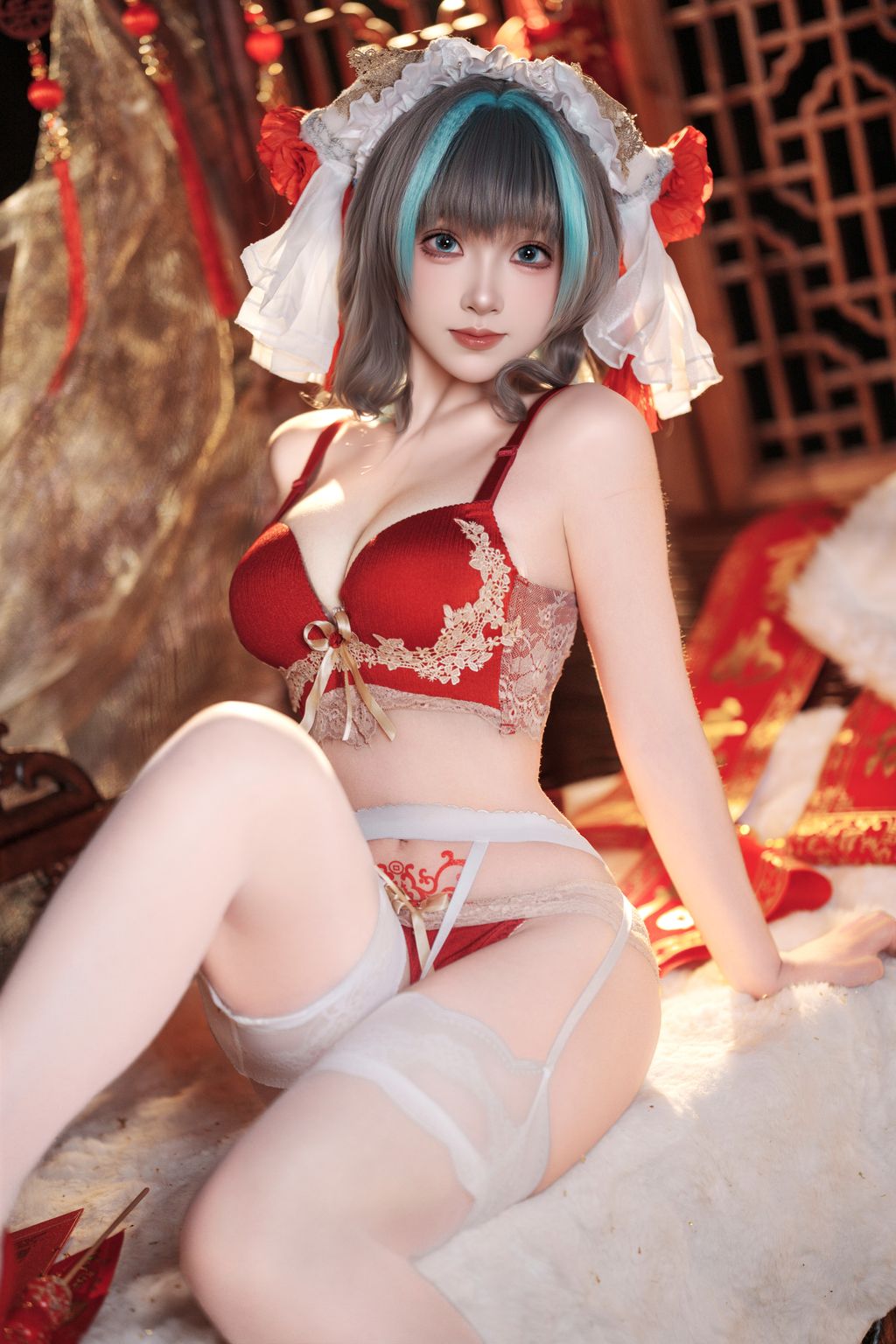 Coser@Bangni邦尼: 碧蓝航线 柴郡新春旗袍 (81 photos + 8 videos) 2 Coser@Bangni邦尼: 碧蓝航线 柴郡新春旗袍 (81 photos + 8 videos) 2