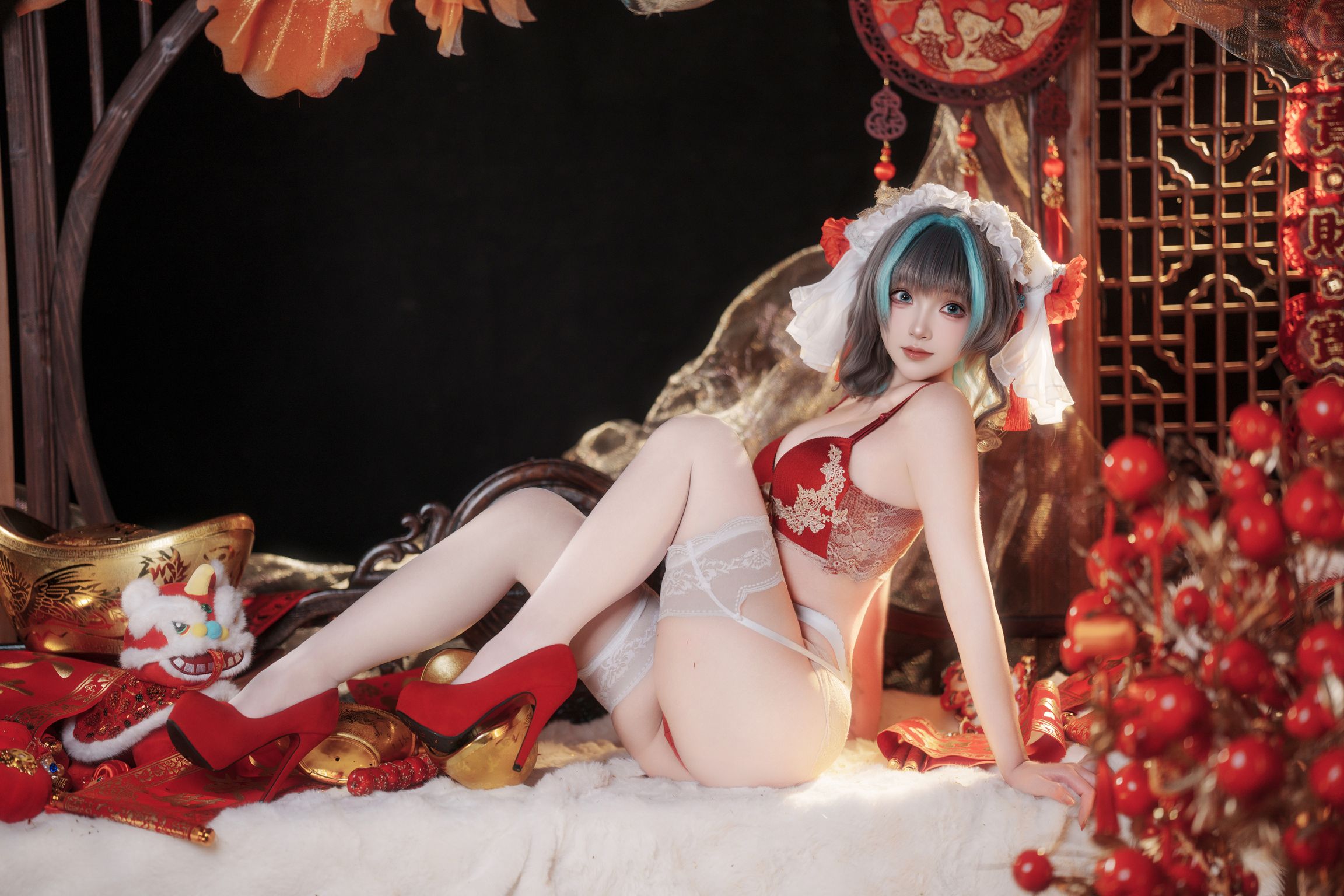 Coser@Bangni邦尼: 碧蓝航线 柴郡新春旗袍 (81 photos + 8 videos) 0 Coser@Bangni邦尼: 碧蓝航线 柴郡新春旗袍 (81 photos + 8 videos) 0