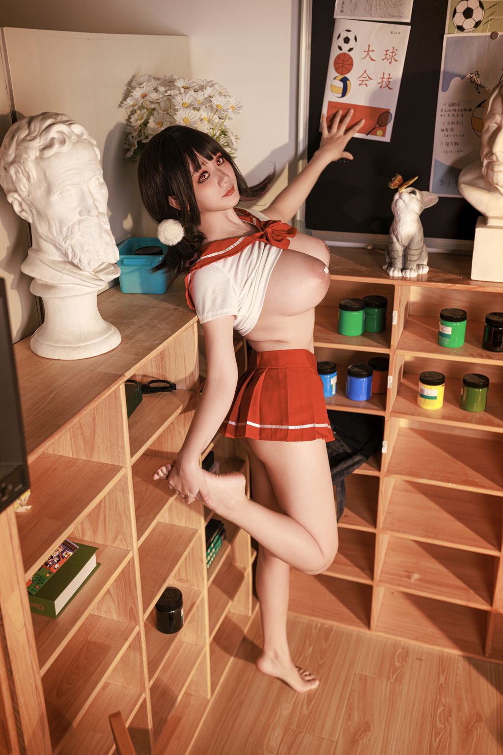 Coser@阿雪雪: 课间小憩 (83 photos + 3 videos) 13 Coser@阿雪雪: 课间小憩 (83 photos + 3 videos) 13