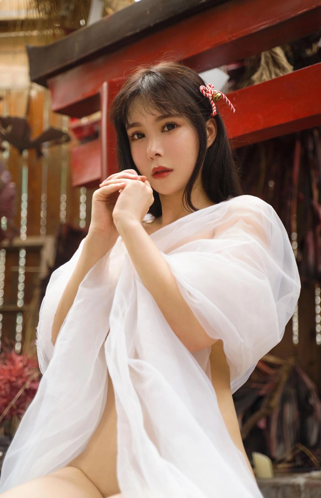 Coser@亚马逊鲶鱼: 神社符纸巫女 (96 photos) 7 Coser@亚马逊鲶鱼: 神社符纸巫女 (96 photos) 7