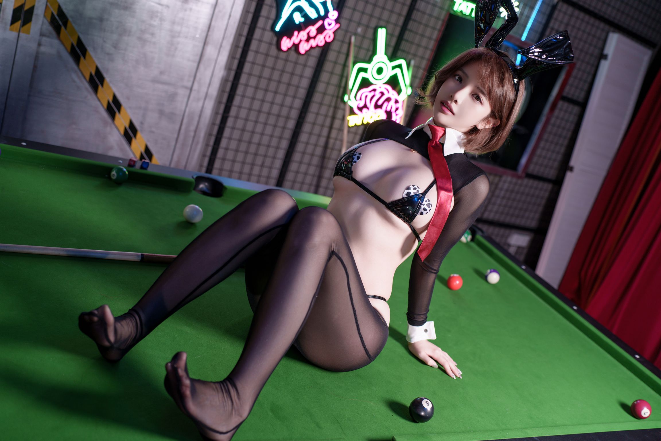Coser@雯妹不讲道理: 黑色逆兔 (45 photos) 2 Coser@雯妹不讲道理: 黑色逆兔 (45 photos) 2