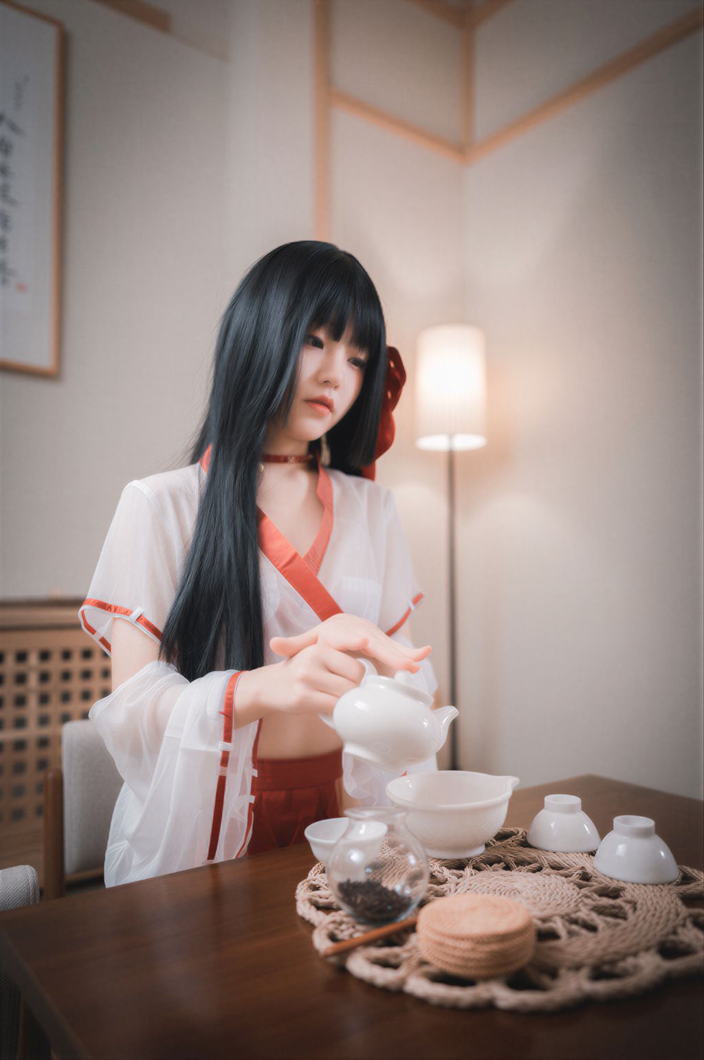 [AI Enhanced] DJAWA Photo: Jeong Jenny (정제니) – Miko In Ryokan (85 photos)