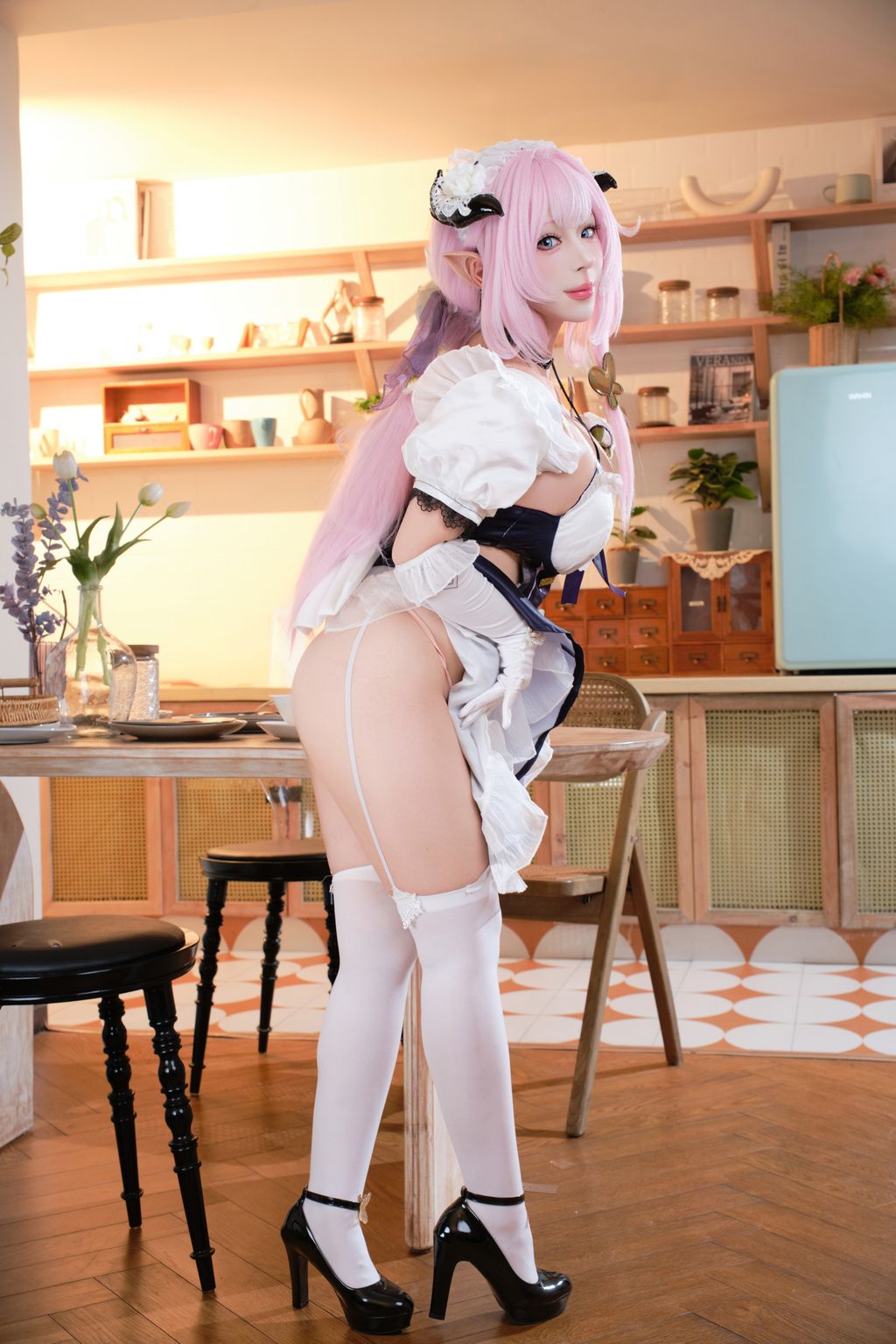Coser@胡桃猫Kurumineko: 崩坏三 爱莉希雅 女仆 (125 photos + 3 videos) 12 Coser@胡桃猫Kurumineko: 崩坏三 爱莉希雅 女仆 (125 photos + 3 videos) 12