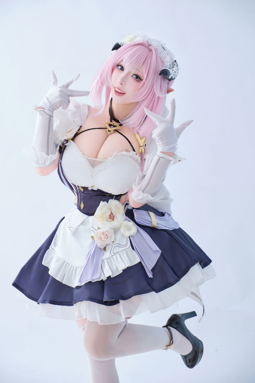 Coser@胡桃猫Kurumineko: 崩坏三 爱莉希雅 女仆 (125 photos + 3 videos) 2 Coser@胡桃猫Kurumineko: 崩坏三 爱莉希雅 女仆 (125 photos + 3 videos) 2