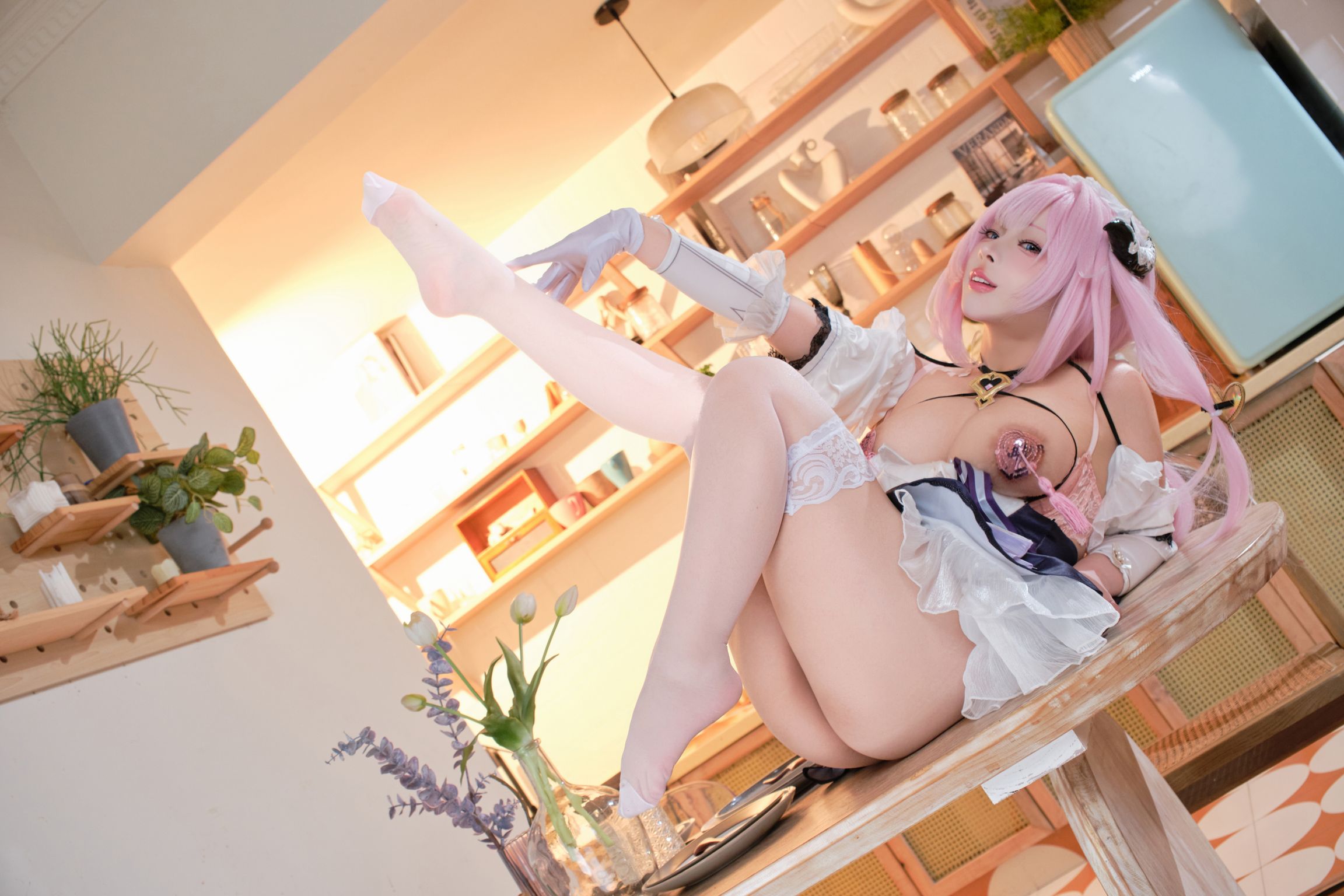Coser@胡桃猫Kurumineko: 崩坏三 爱莉希雅 女仆 (125 photos + 3 videos) 3 Coser@胡桃猫Kurumineko: 崩坏三 爱莉希雅 女仆 (125 photos + 3 videos) 3