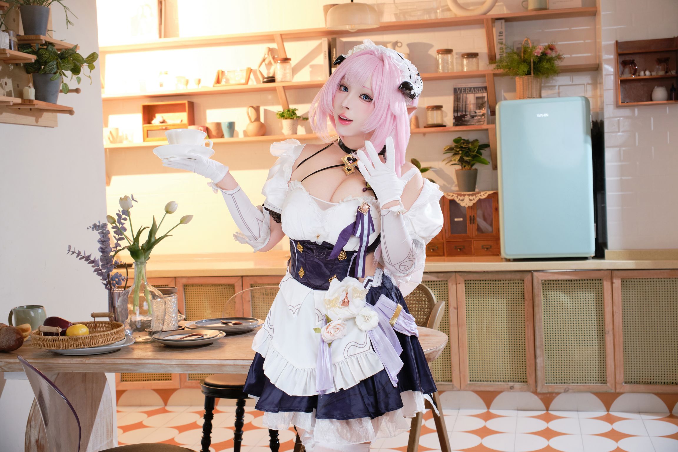Coser@胡桃猫Kurumineko: 崩坏三 爱莉希雅 女仆 (125 photos + 3 videos) 10 Coser@胡桃猫Kurumineko: 崩坏三 爱莉希雅 女仆 (125 photos + 3 videos) 10