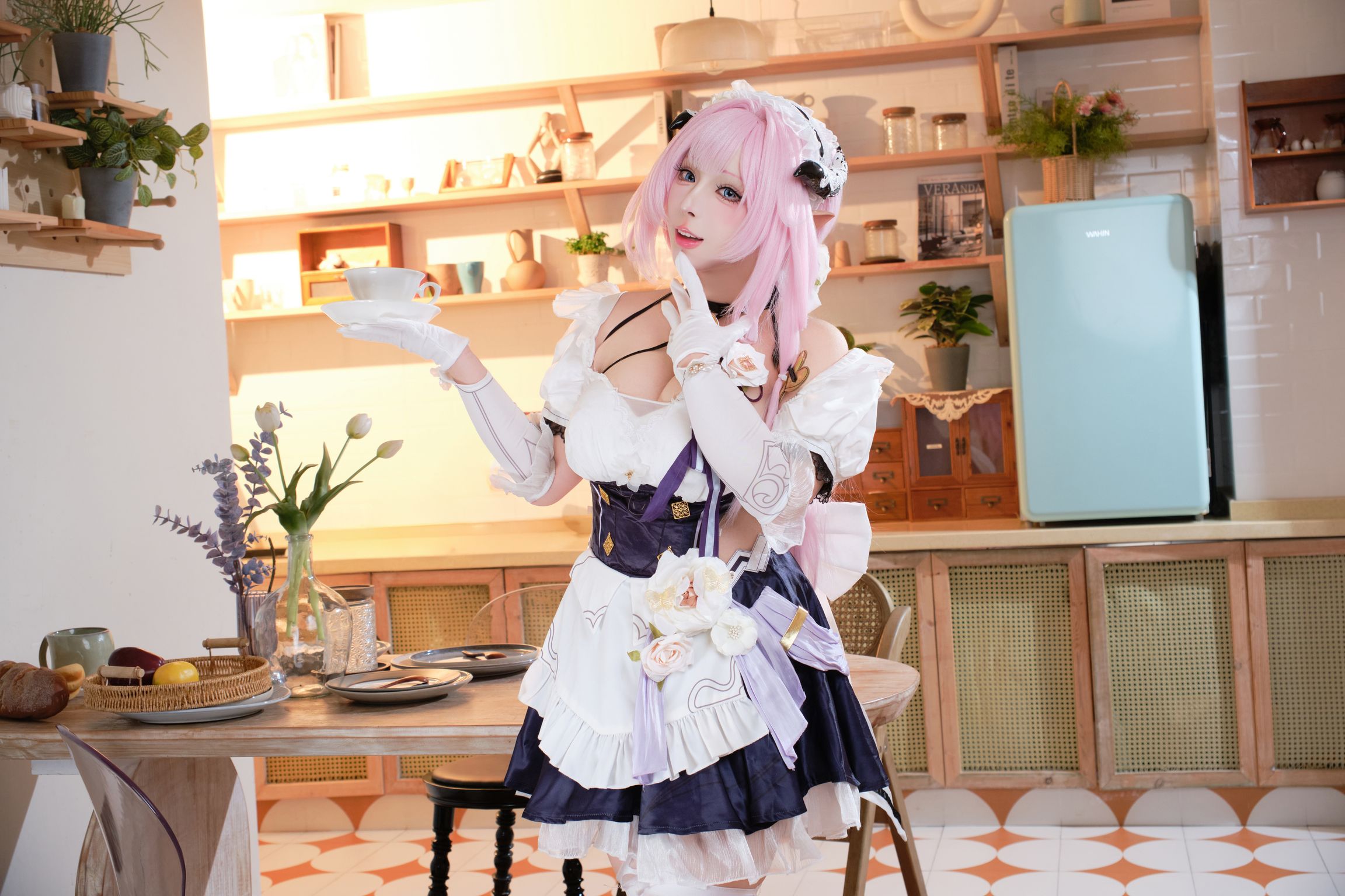 Coser@胡桃猫Kurumineko: 崩坏三 爱莉希雅 女仆 (125 photos + 3 videos) 8 Coser@胡桃猫Kurumineko: 崩坏三 爱莉希雅 女仆 (125 photos + 3 videos) 8
