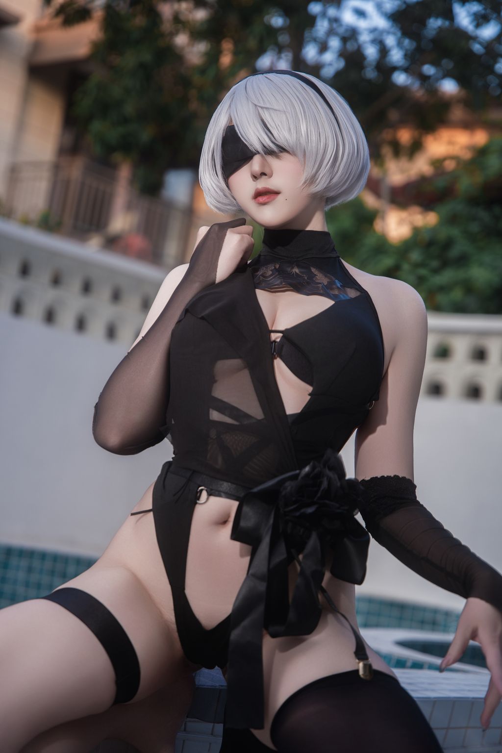 Coser@Natsuko夏夏子: NIKKE×NieR 2B水着 (166 photos)
