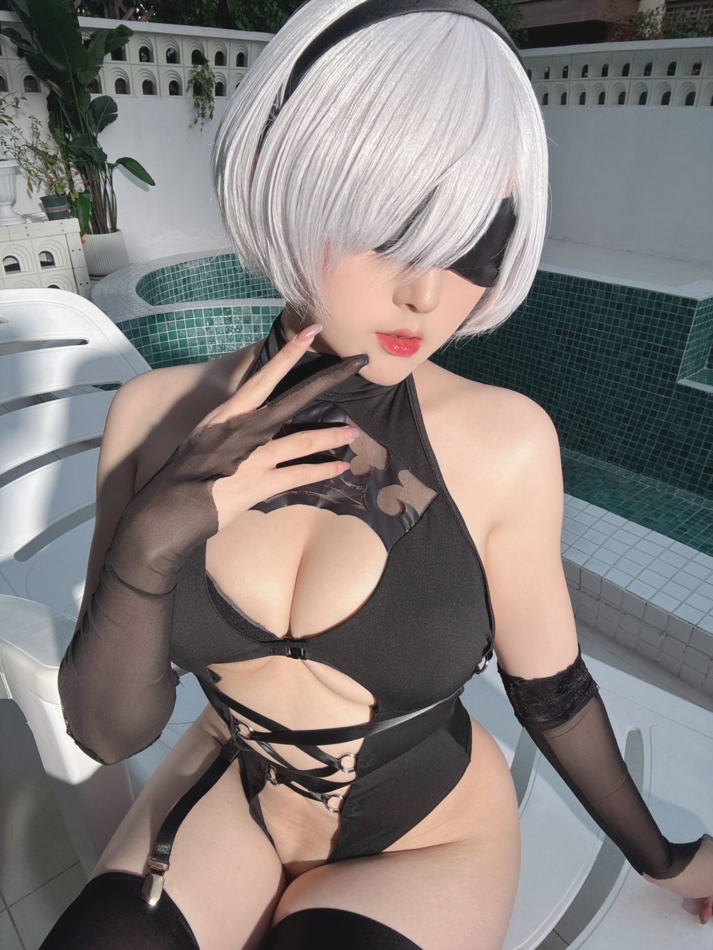Coser@Natsuko夏夏子: NIKKE×NieR 2B水着 (166 photos) 12 Coser@Natsuko夏夏子: NIKKE×NieR 2B水着 (166 photos) 12