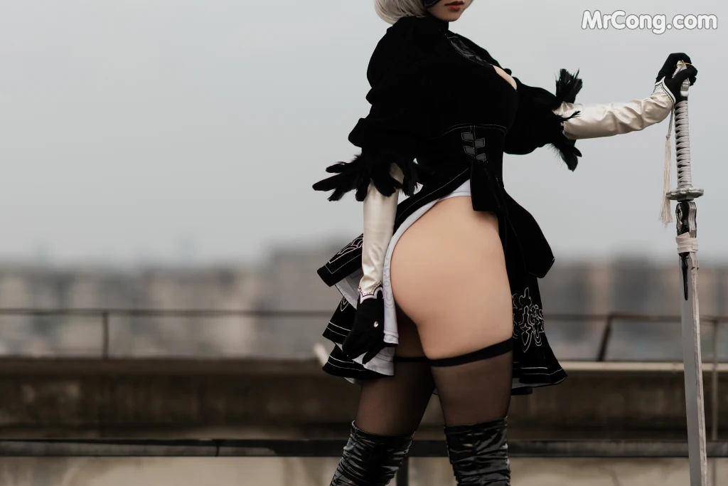 Coser@小仓千代w No.011: 8月舰长写真 2B原皮 (20 photos)