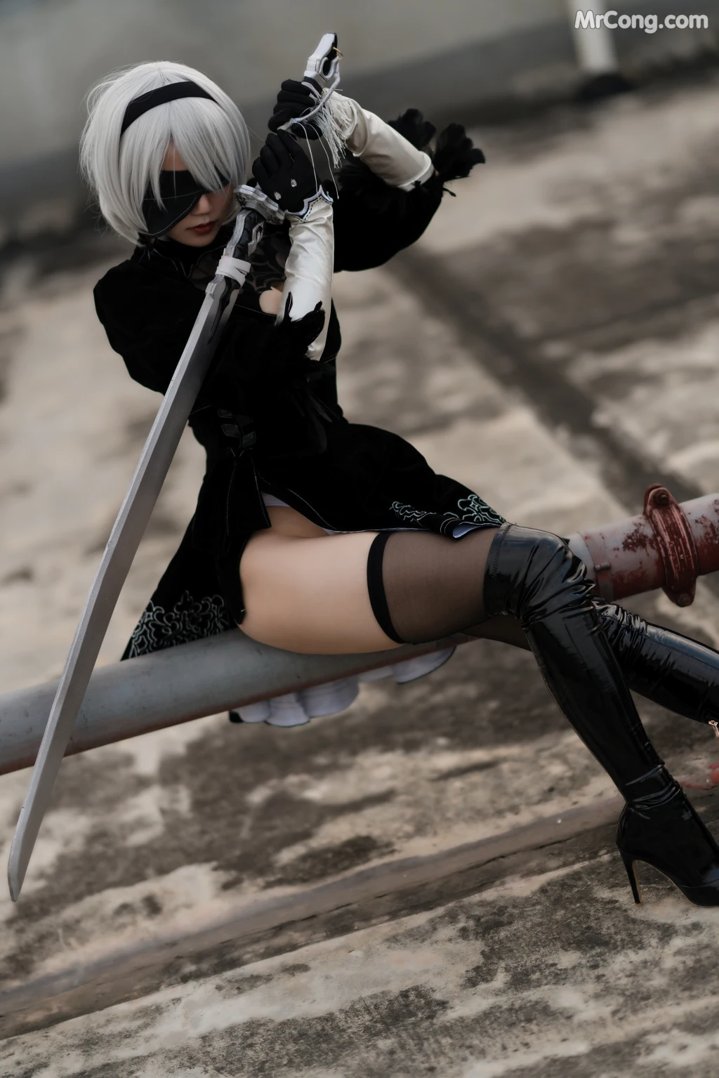 Coser@小仓千代w No.011: 8月舰长写真 2B原皮 (20 photos) 6 Coser@小仓千代w No.011: 8月舰长写真 2B原皮 (20 photos) 6