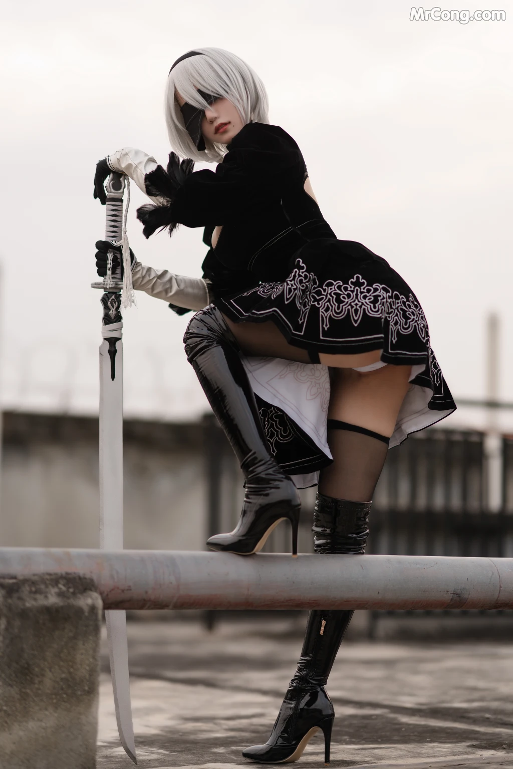 Coser@小仓千代w No.011: 8月舰长写真 2B原皮 (20 photos) 12 Coser@小仓千代w No.011: 8月舰长写真 2B原皮 (20 photos) 12