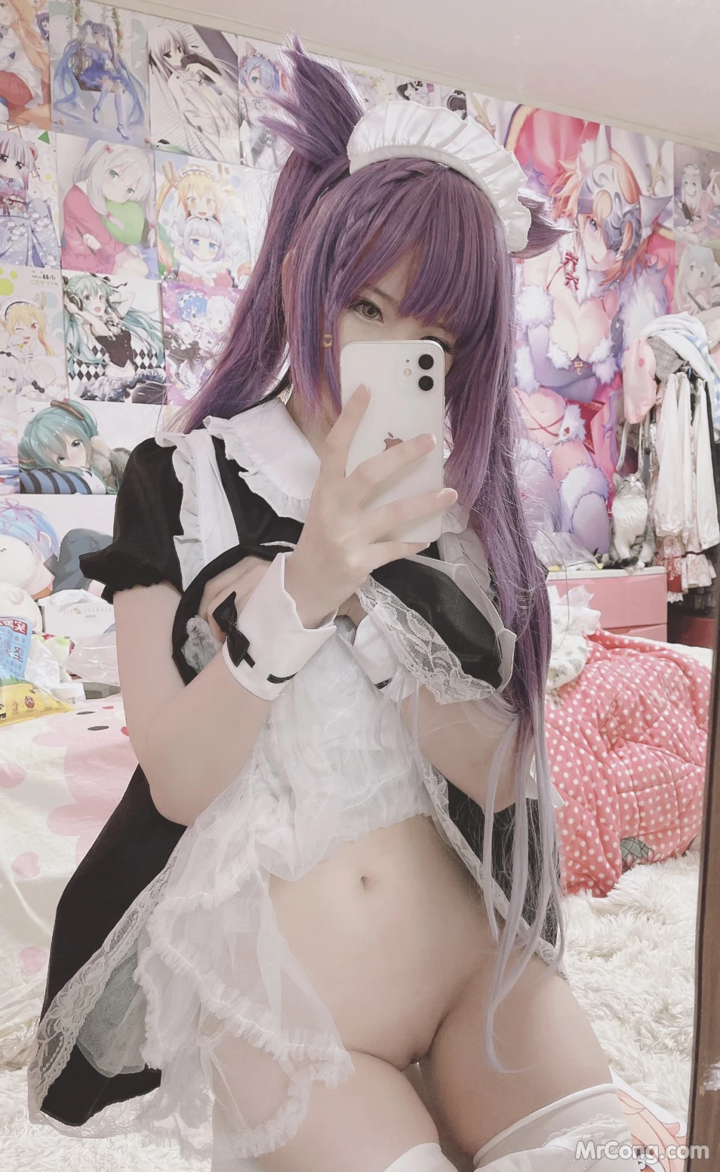 Coser@习呆呆: 刻晴 Genshin Impact Keqing (60 photos )