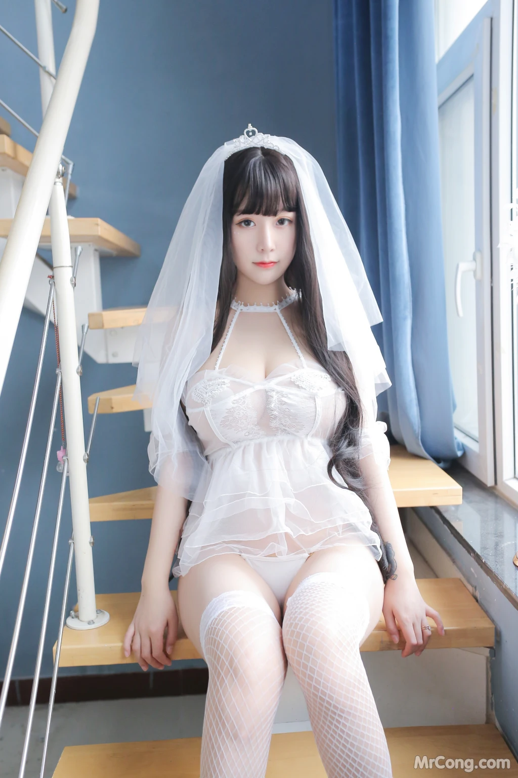 Coser@Mao Jiu Jiang Sakura (猫九酱Sakura): 长发婚纱 (76 photos ) 8 Coser@Mao Jiu Jiang Sakura (猫九酱Sakura): 长发婚纱 (76 photos ) 8