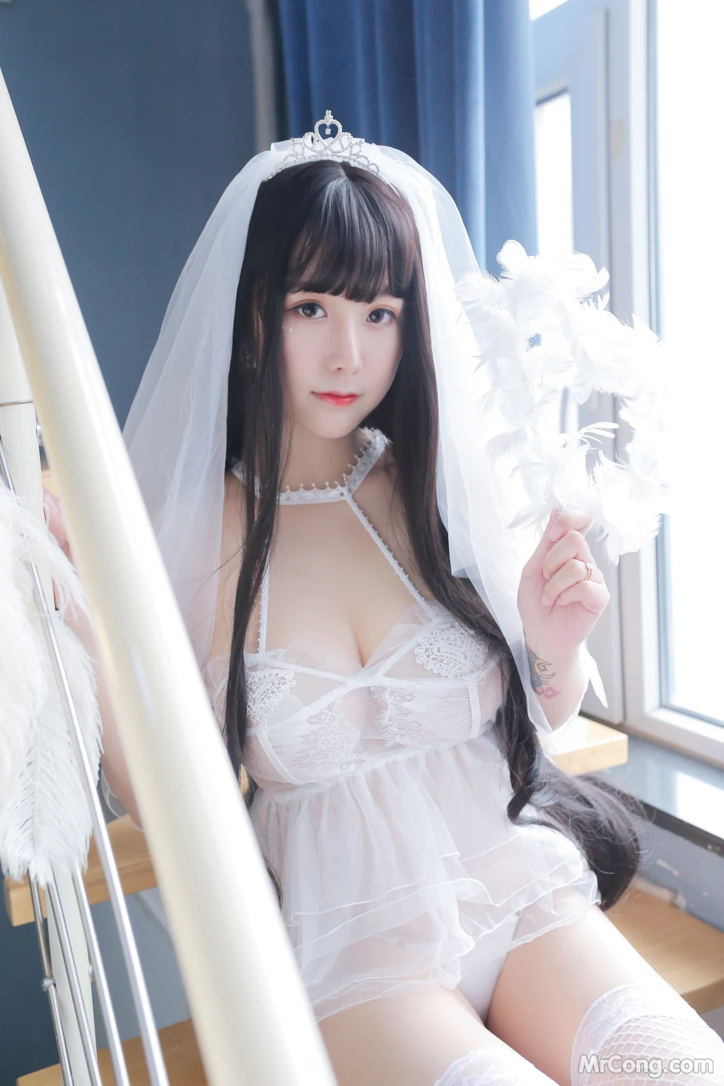 Coser@Mao Jiu Jiang Sakura (猫九酱Sakura): 长发婚纱 (76 photos ) 11 Coser@Mao Jiu Jiang Sakura (猫九酱Sakura): 长发婚纱 (76 photos ) 11