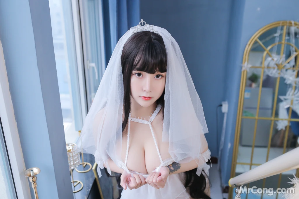 Coser@Mao Jiu Jiang Sakura (猫九酱Sakura): 长发婚纱 (76 photos ) 16 Coser@Mao Jiu Jiang Sakura (猫九酱Sakura): 长发婚纱 (76 photos ) 16