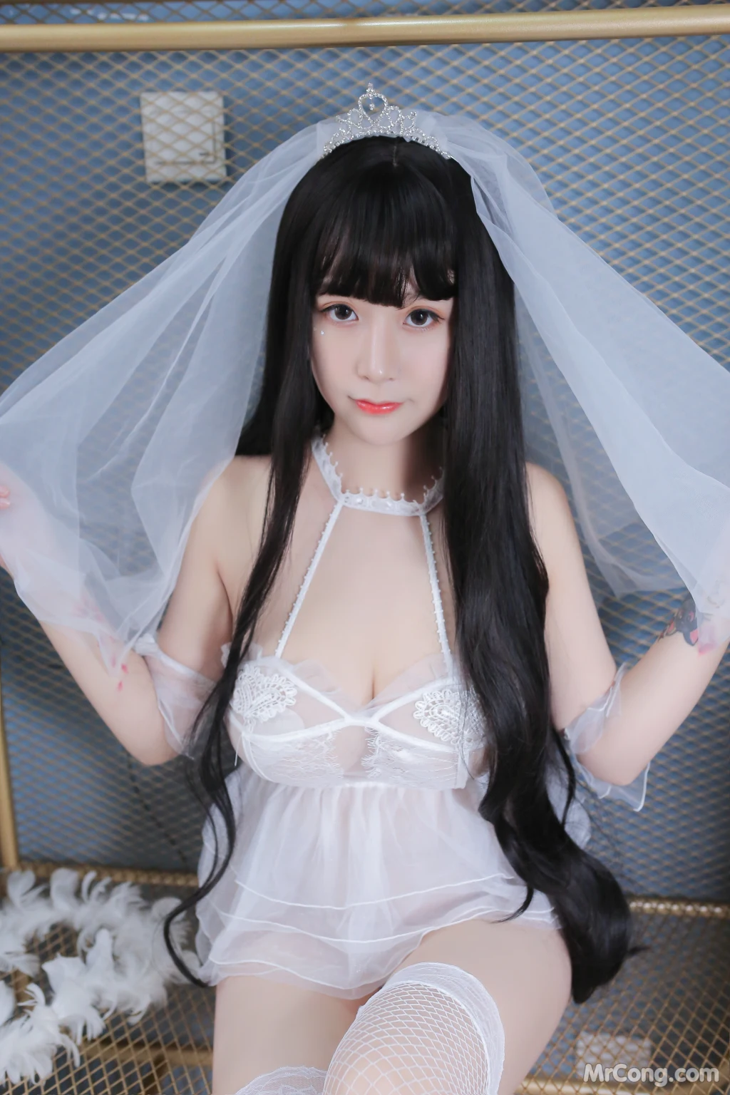 Coser@Mao Jiu Jiang Sakura (猫九酱Sakura): 长发婚纱 (76 photos ) 13 Coser@Mao Jiu Jiang Sakura (猫九酱Sakura): 长发婚纱 (76 photos ) 13