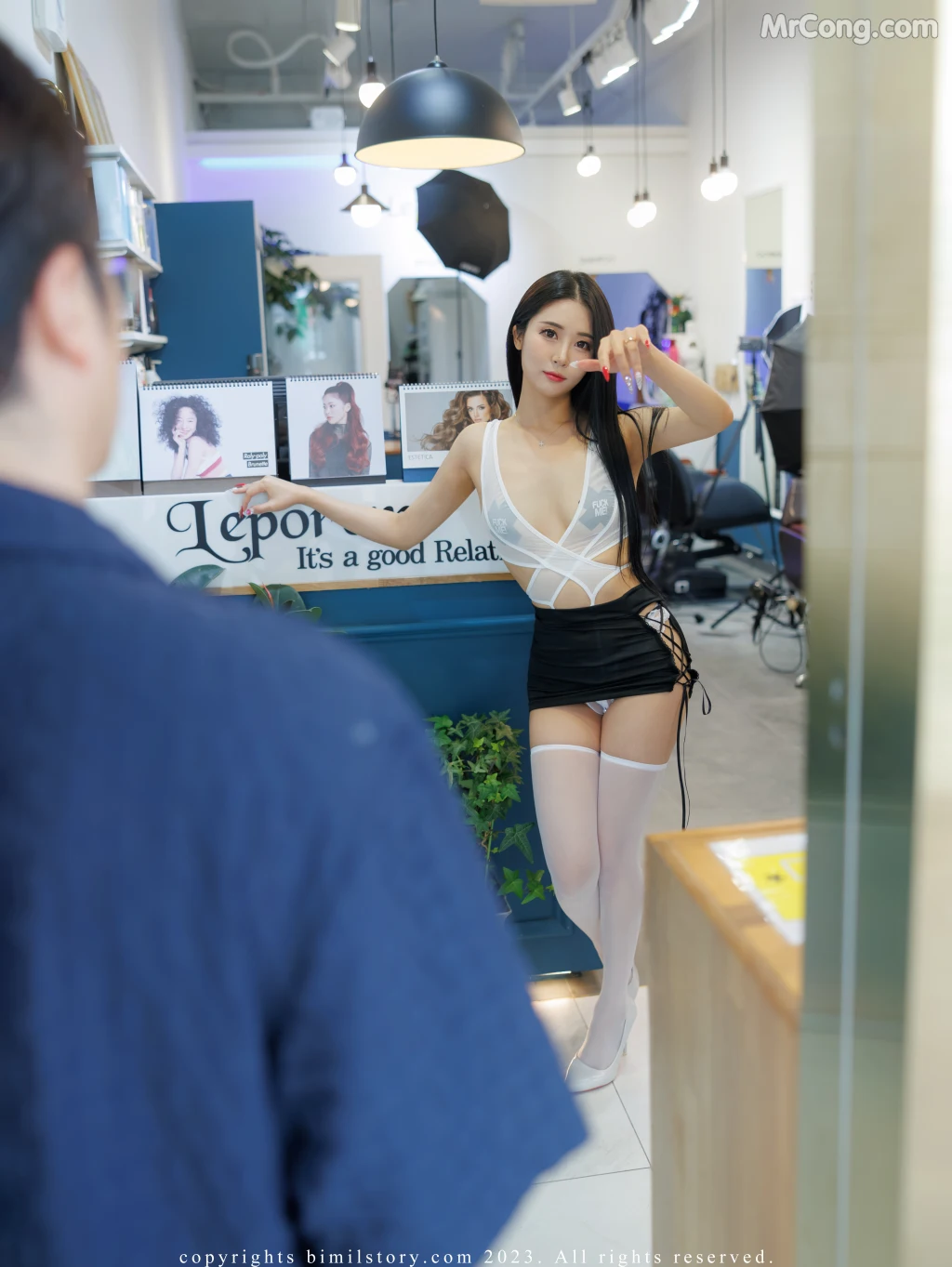 [Bimilstory] Bomi: Vol.29 Hair Salon Special Service (Part 2) (75 photos )