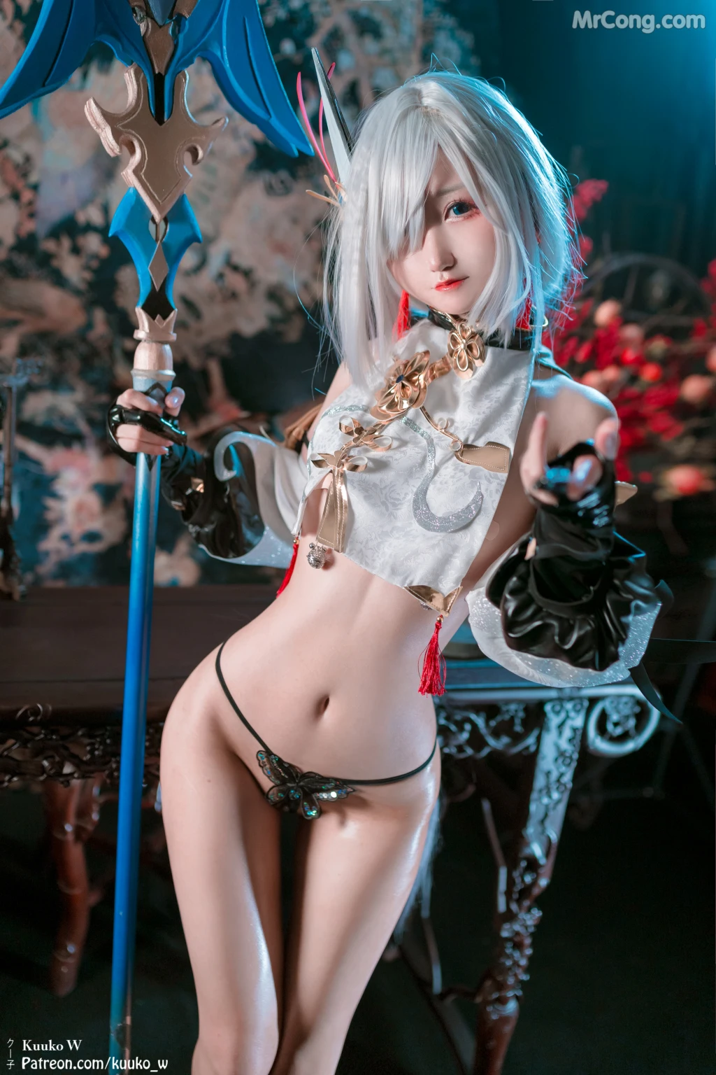 Coser@KuukoW No.054: Shenhe (48 photos)