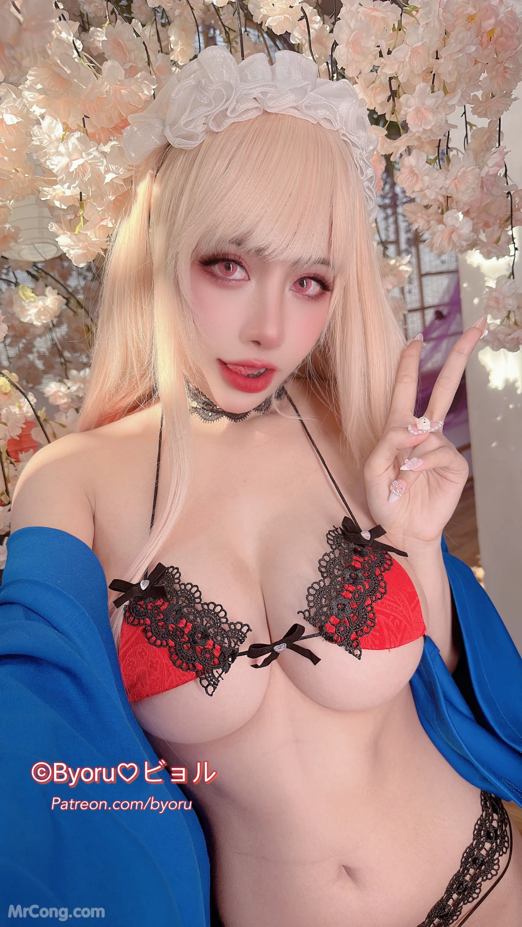 Coser@Byoru: Marin Red Lingerie (43 photos) 7 Coser@Byoru: Marin Red Lingerie (43 photos) 7