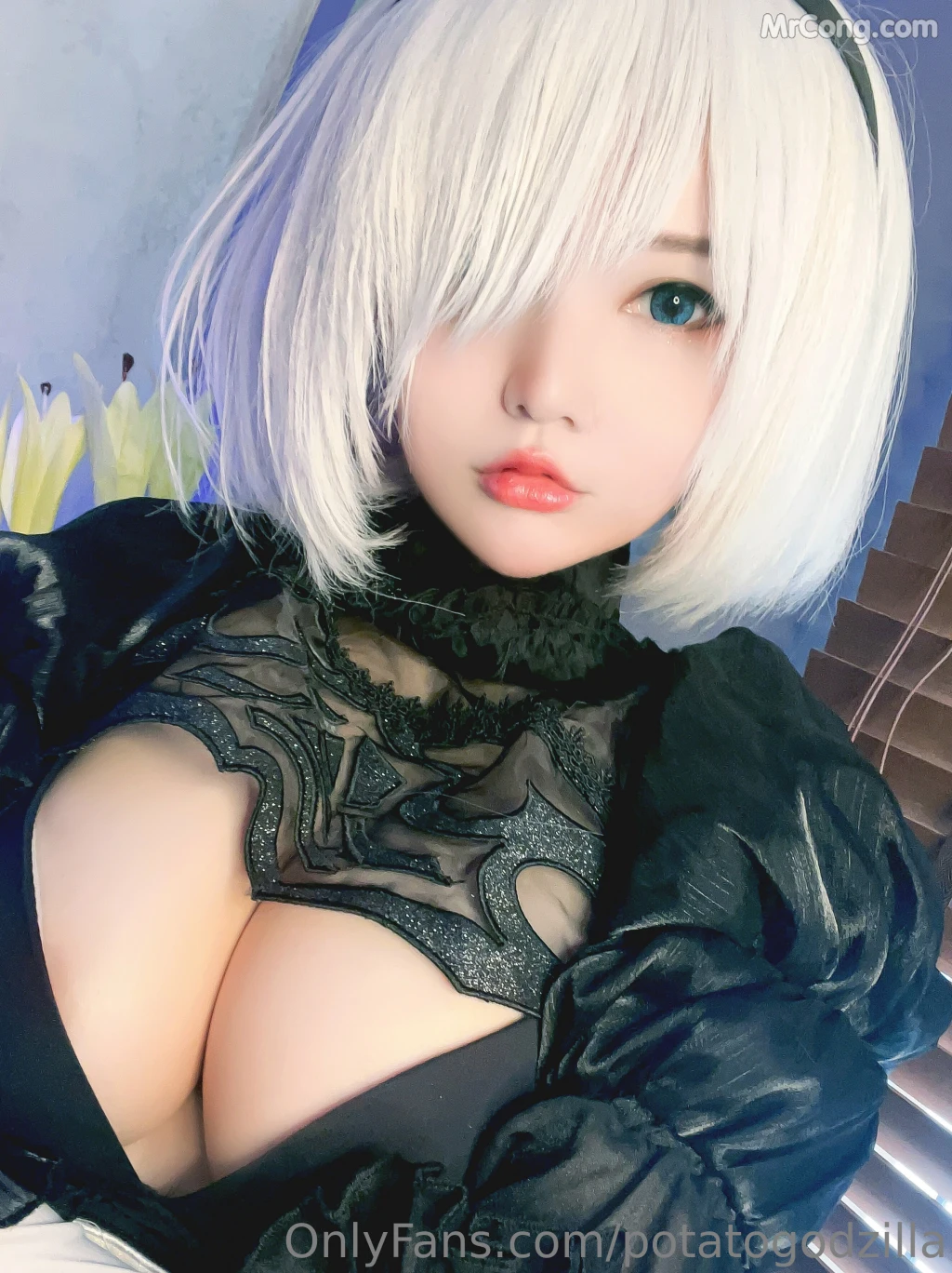 Coser@Potato Godzilla: 2B Bride (24 photos)