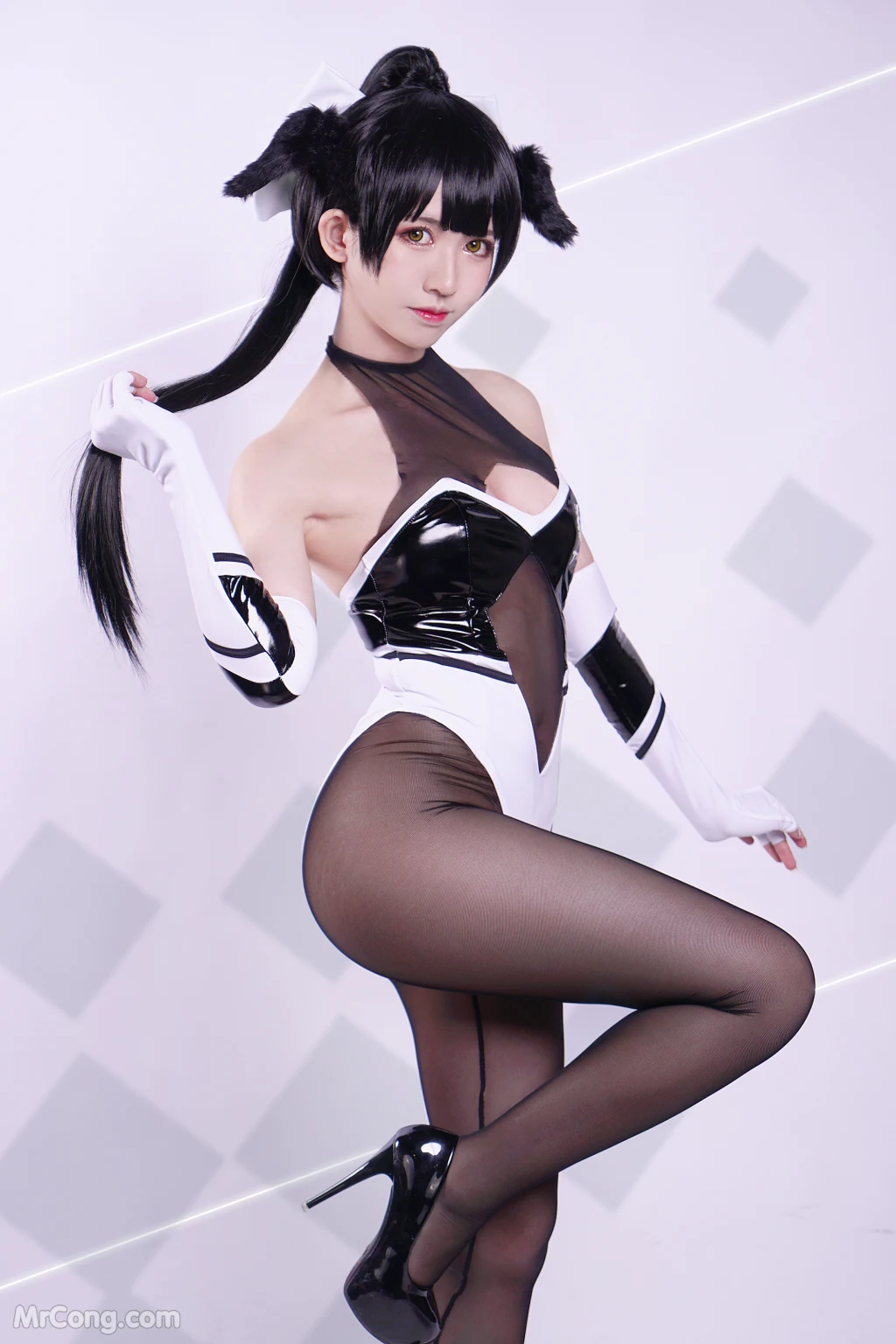 Coser@Mao Jiu Jiang Sakura (猫九酱Sakura): 双人本 鳗鱼霏儿&猫九酱 (48 photos)