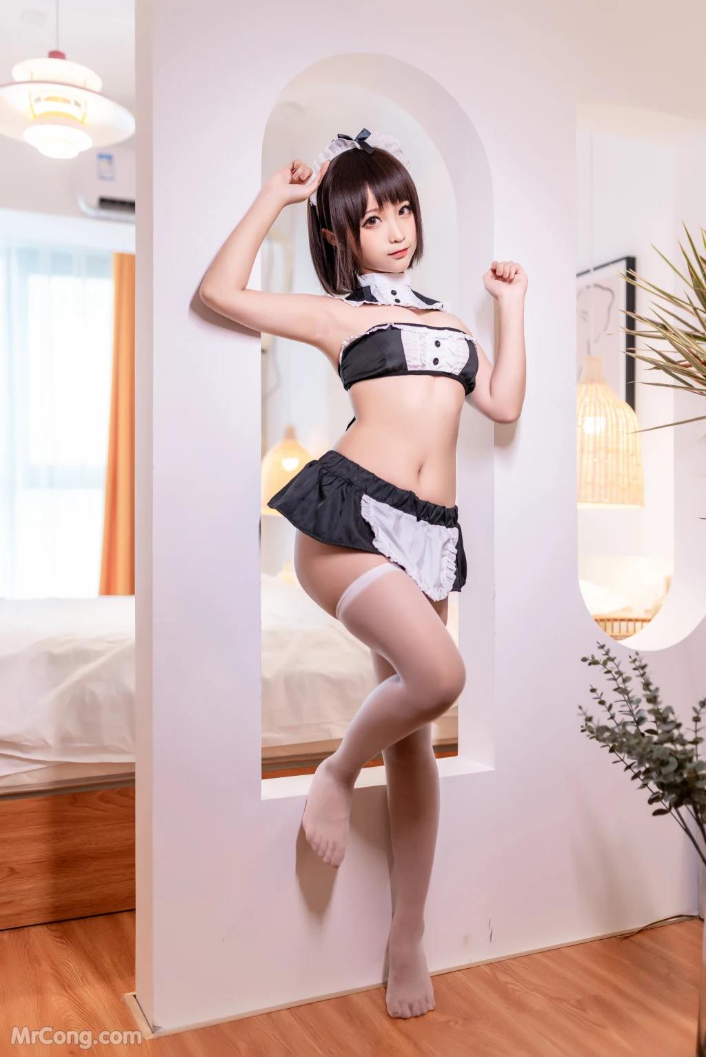 Coser@蠢沫沫 (chunmomo) Vol.170: 沫沫真爱版 撩汉女仆 (40 photos)