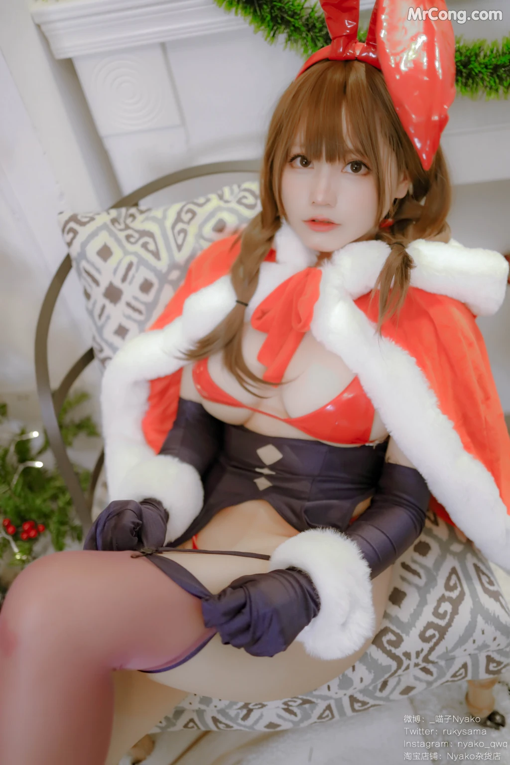 Coser@Nyako喵子: Christmas Bunny (157 photos) 17 Coser@Nyako喵子: Christmas Bunny (157 photos) 17