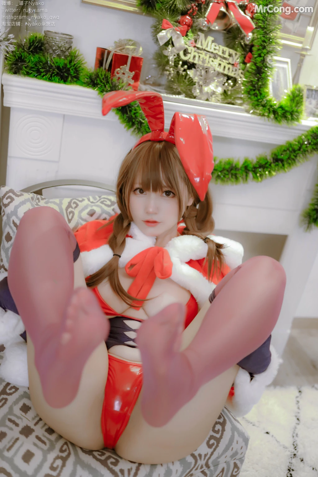 Coser@Nyako喵子: Christmas Bunny (157 photos) 16 Coser@Nyako喵子: Christmas Bunny (157 photos) 16