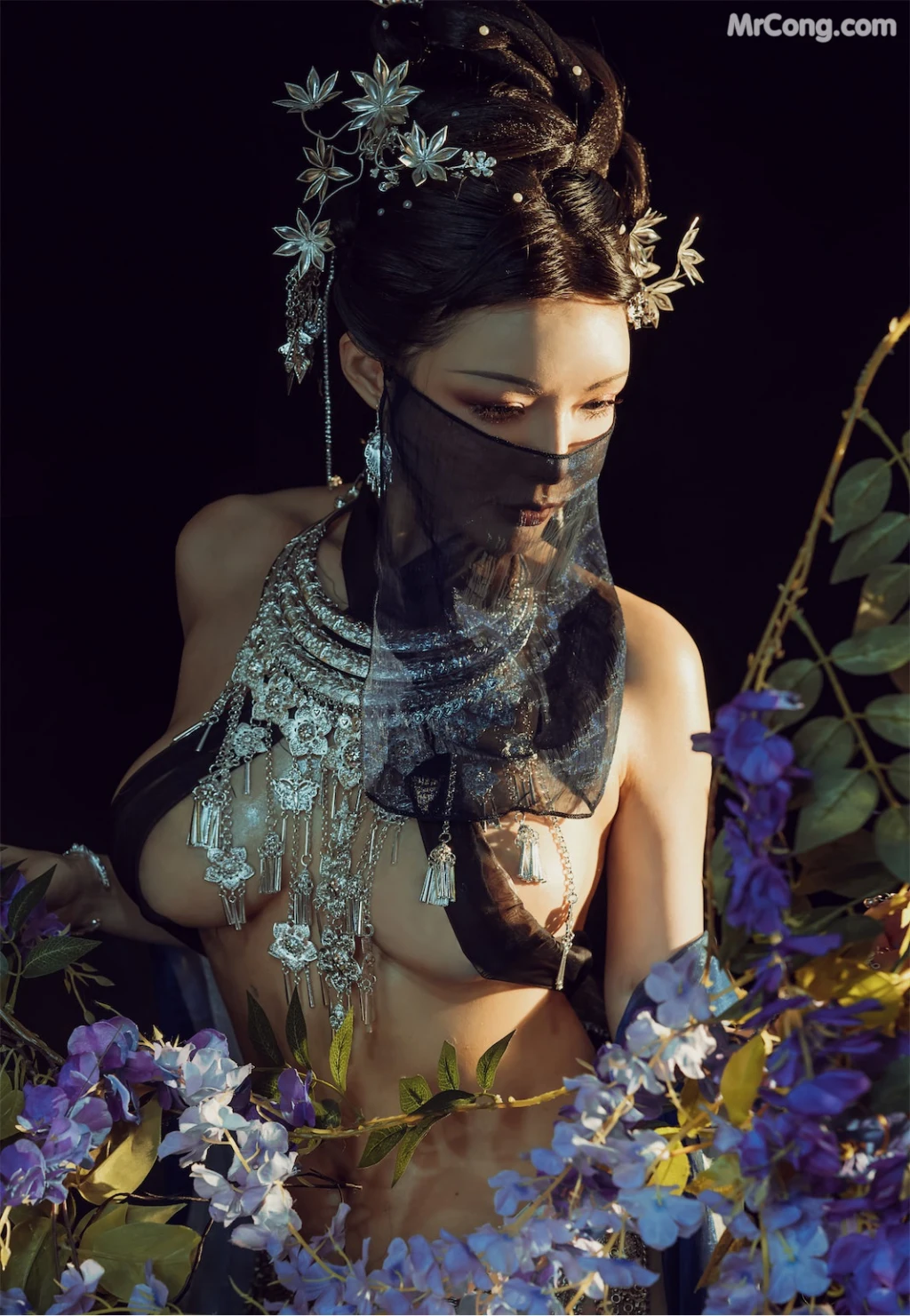 Coser@Xia Xiao Qiu Qiu Qiu (夏小秋秋秋) No.069: 紫 (40 photos )