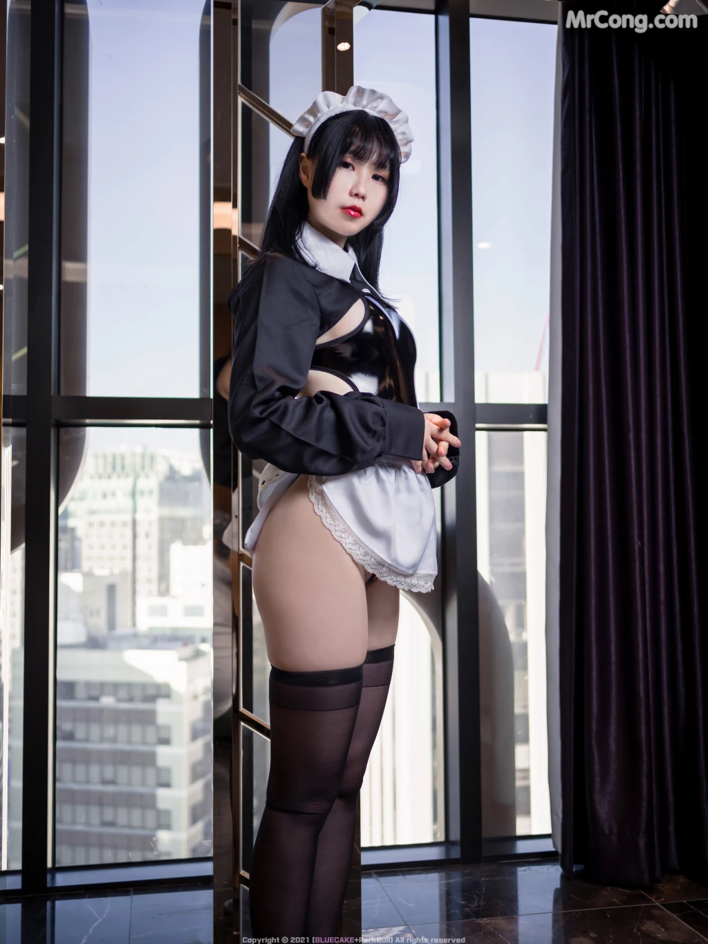 [BLUECAKE] Jamong (자몽): Maid J (+S.Ver) (101 photos)