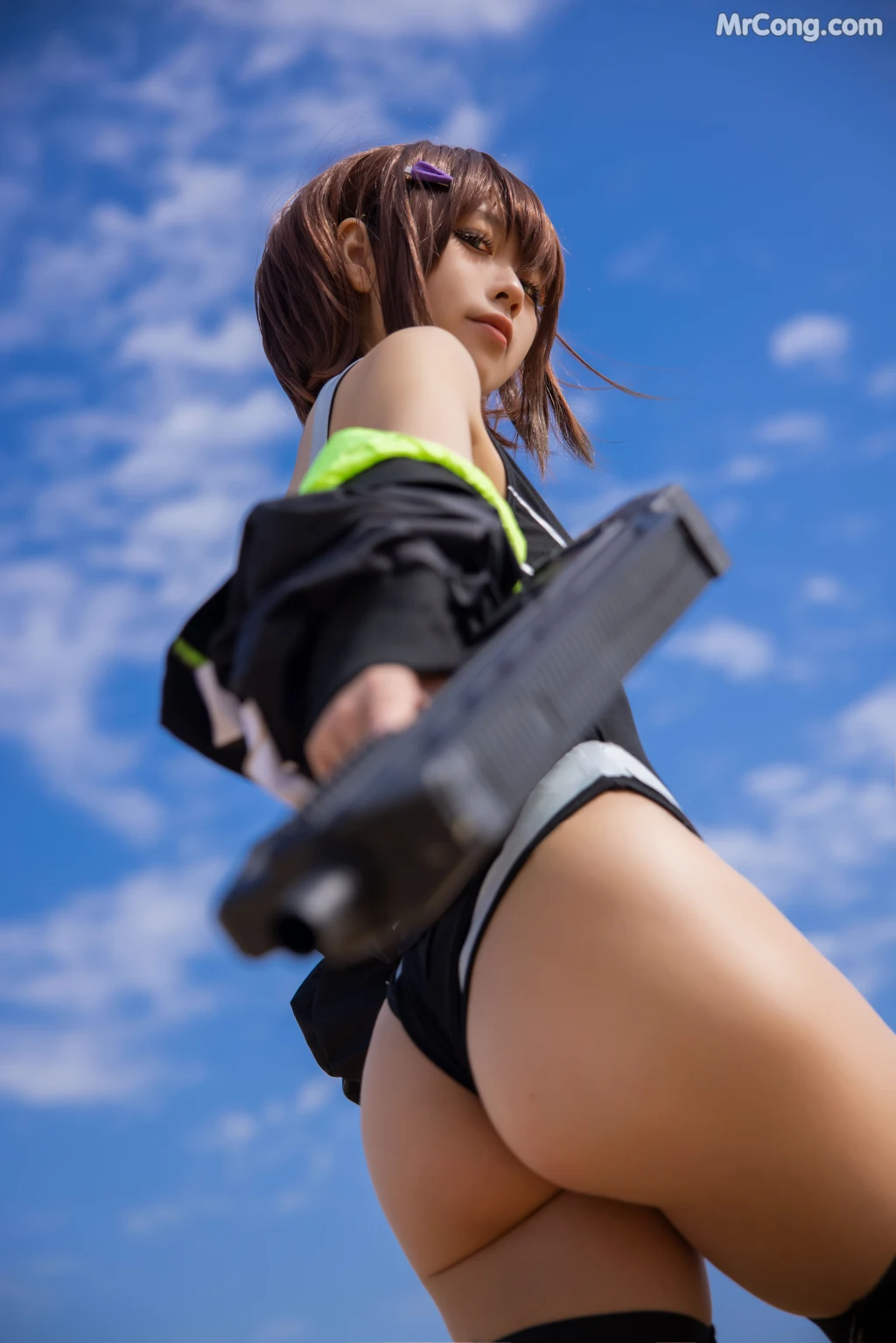 Coser@G44不会受伤 Vol.089: 水泳部的部長 (57 photos)