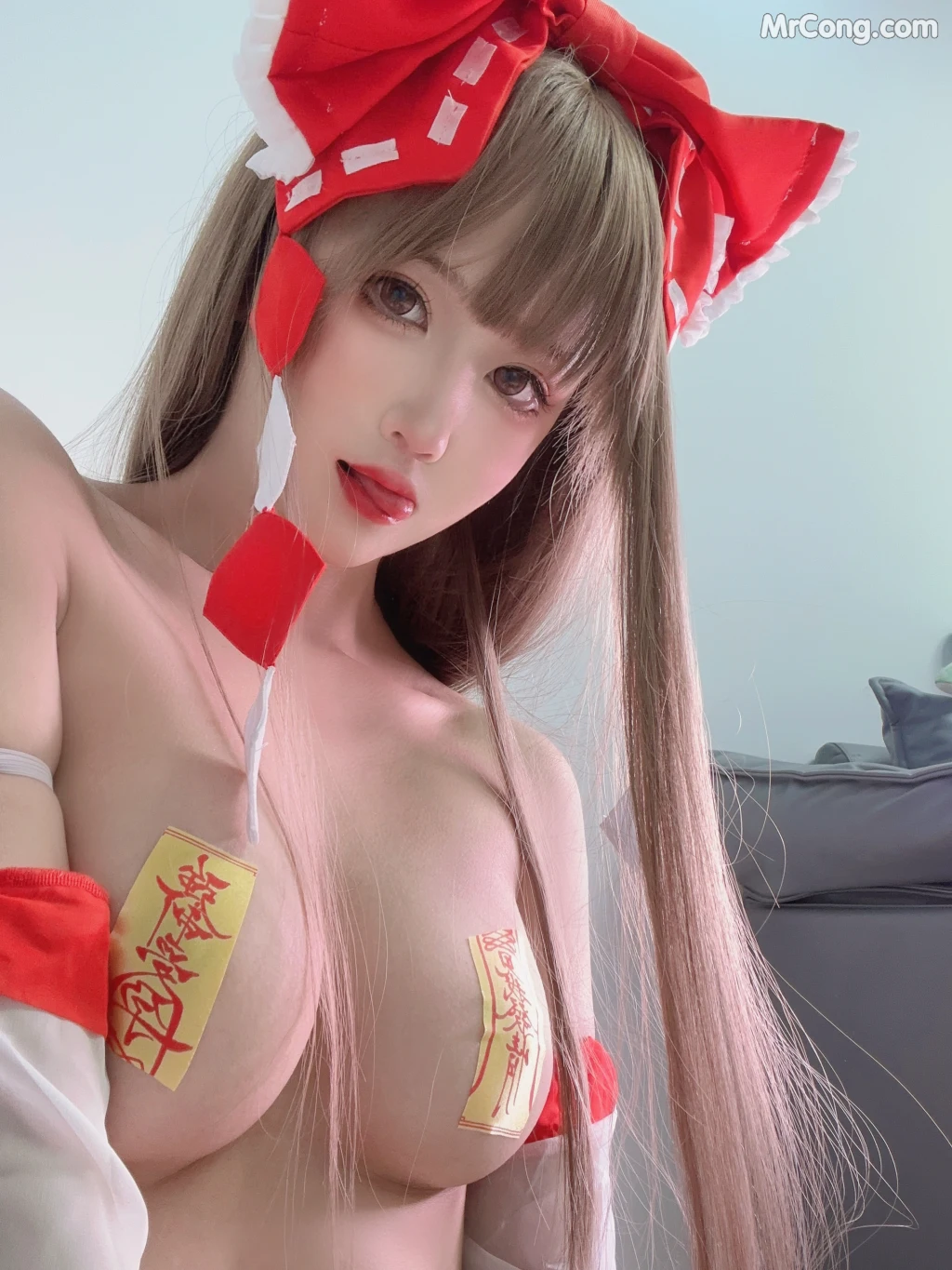 Coser@三度_69 Vol.079: 巫女 (55 photos )